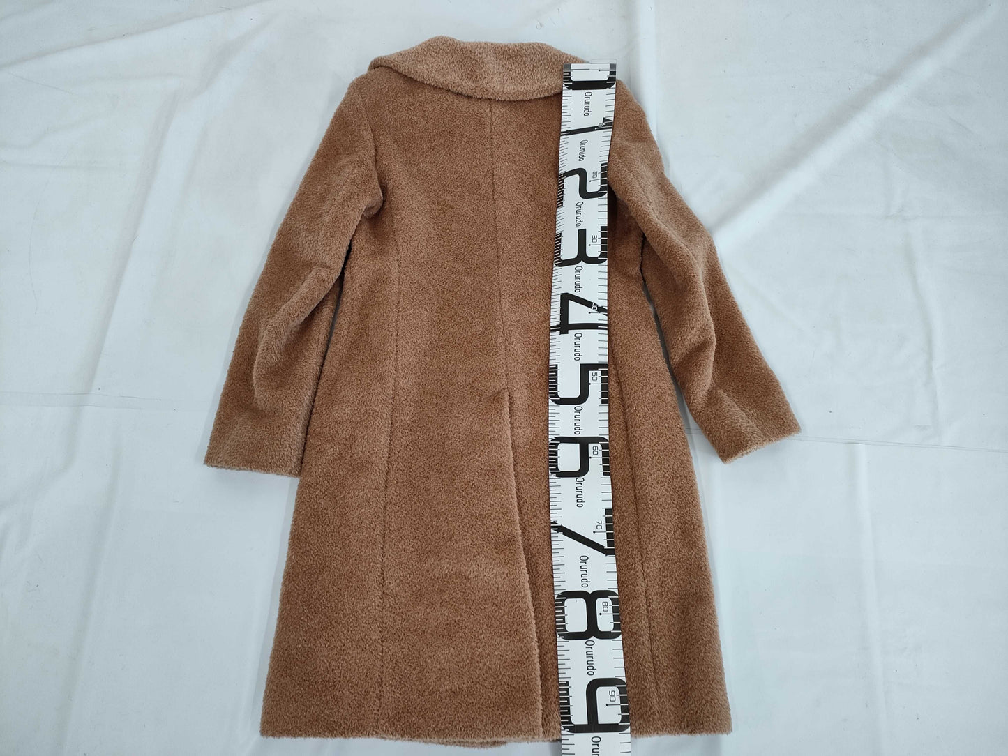 MaxMara OTS Alpaca Virgin Wool Teddy Coat, Size 40