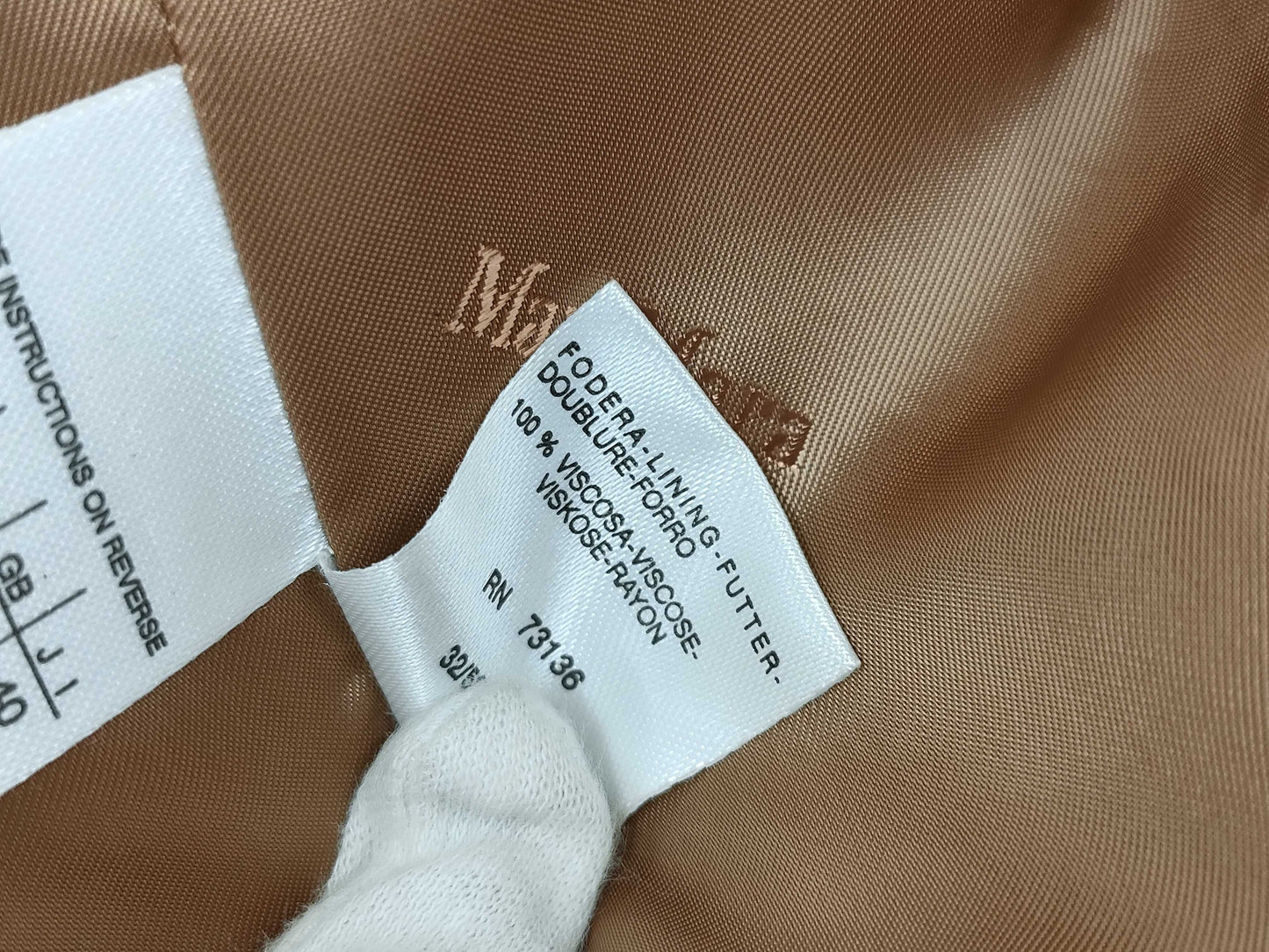 MaxMara OTS Alpaca Virgin Wool Teddy Coat, Size 40