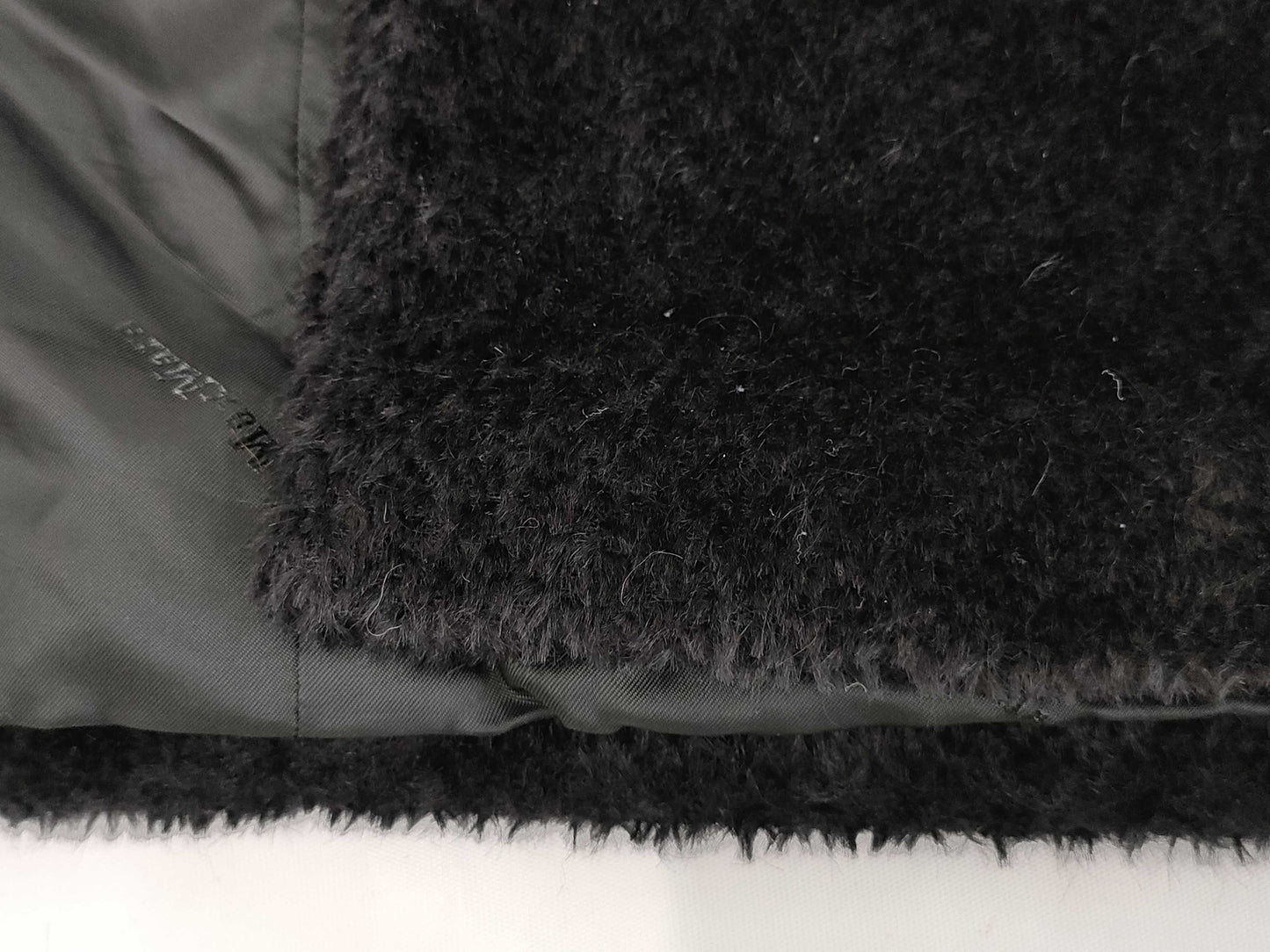 MaxMara OTS Alpaca Virgin Wool Teddy Coat, Size 40