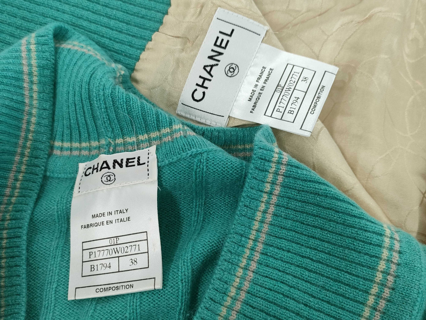 CHANEL Cashmere Tweed Knit Set Size 38 Other Apparel