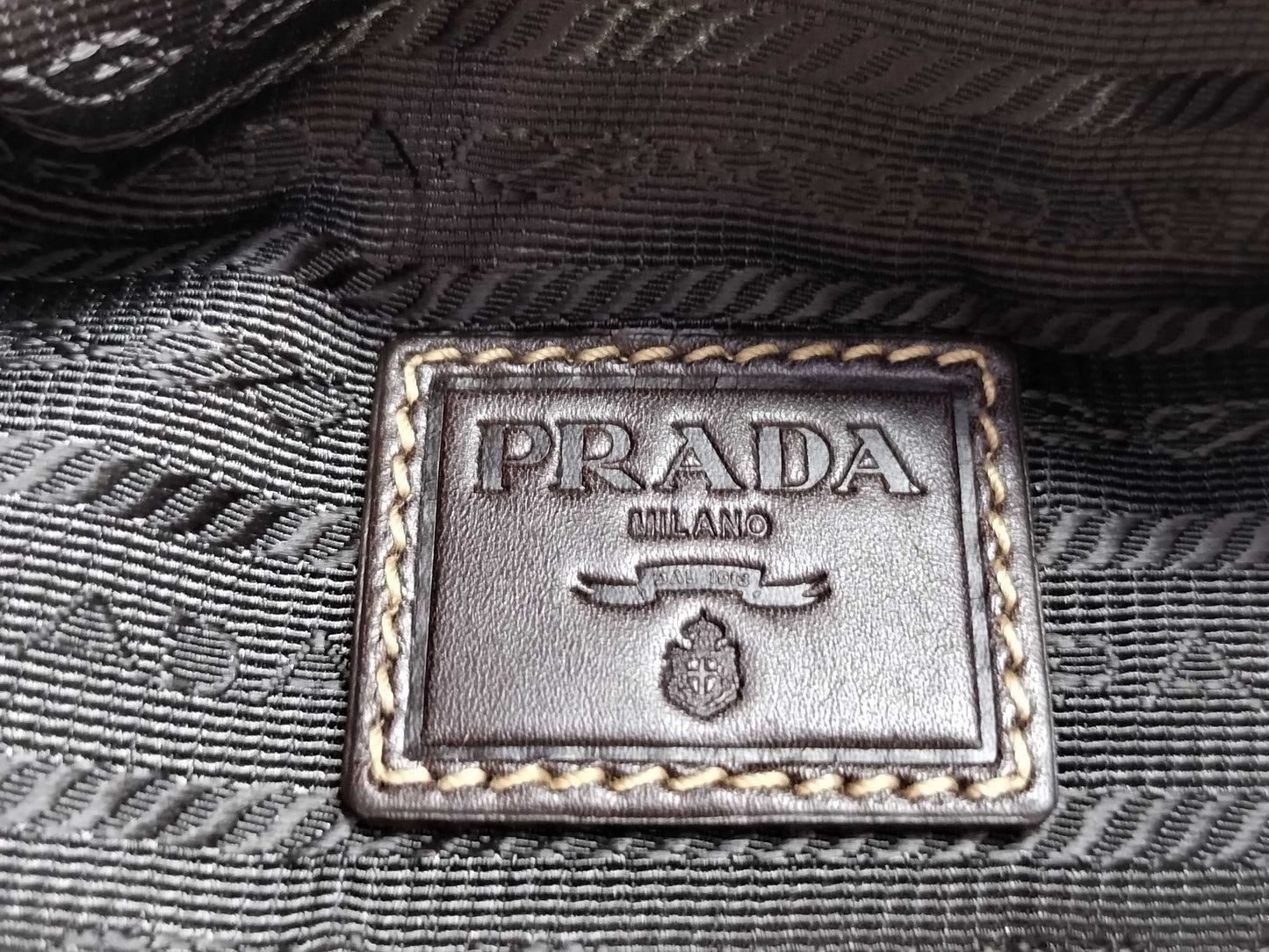 PRADA PRADA Jacquard Pouch Pouch
