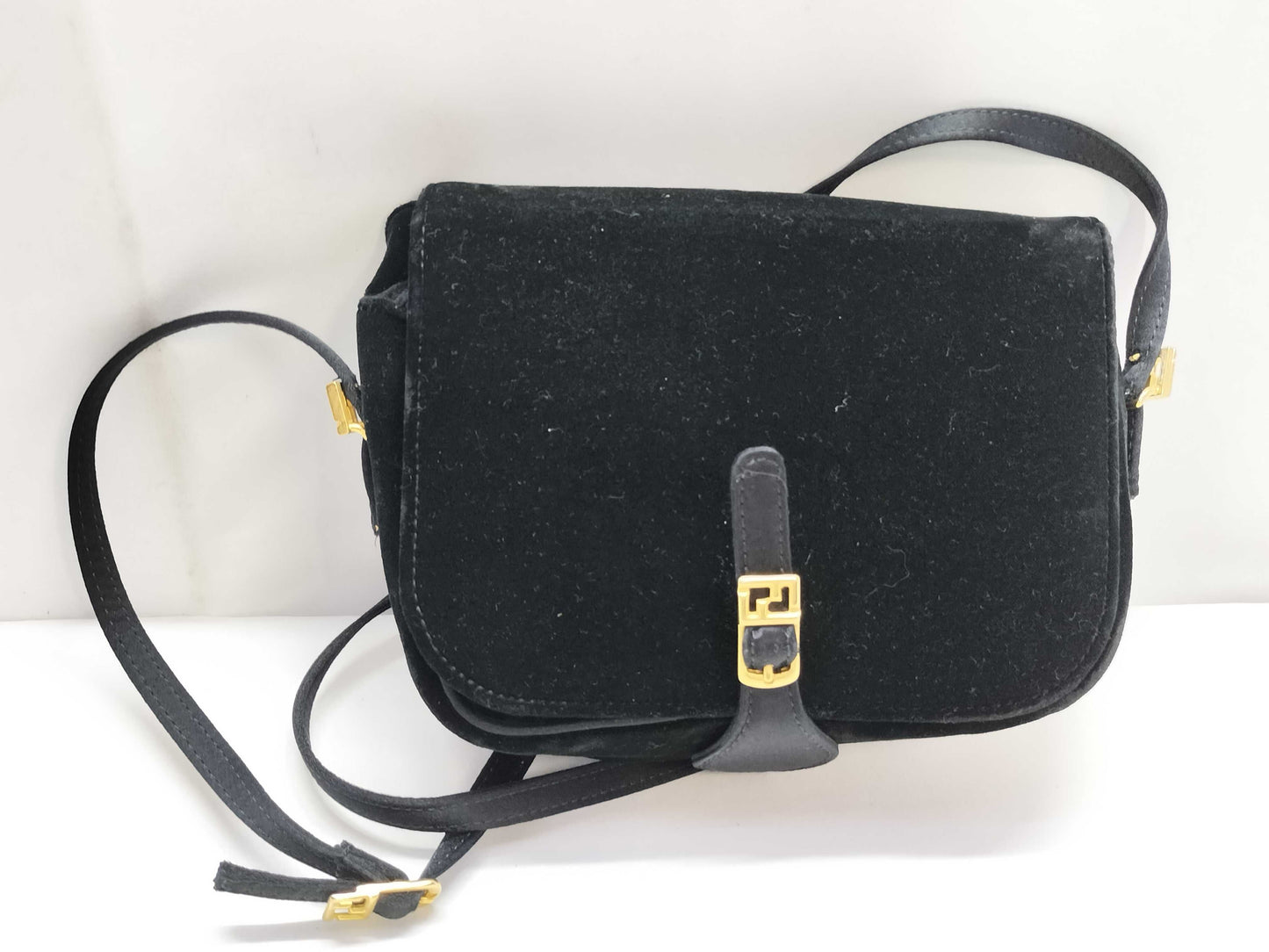 FENDI FENDI suede shoulder bag shoulder bag