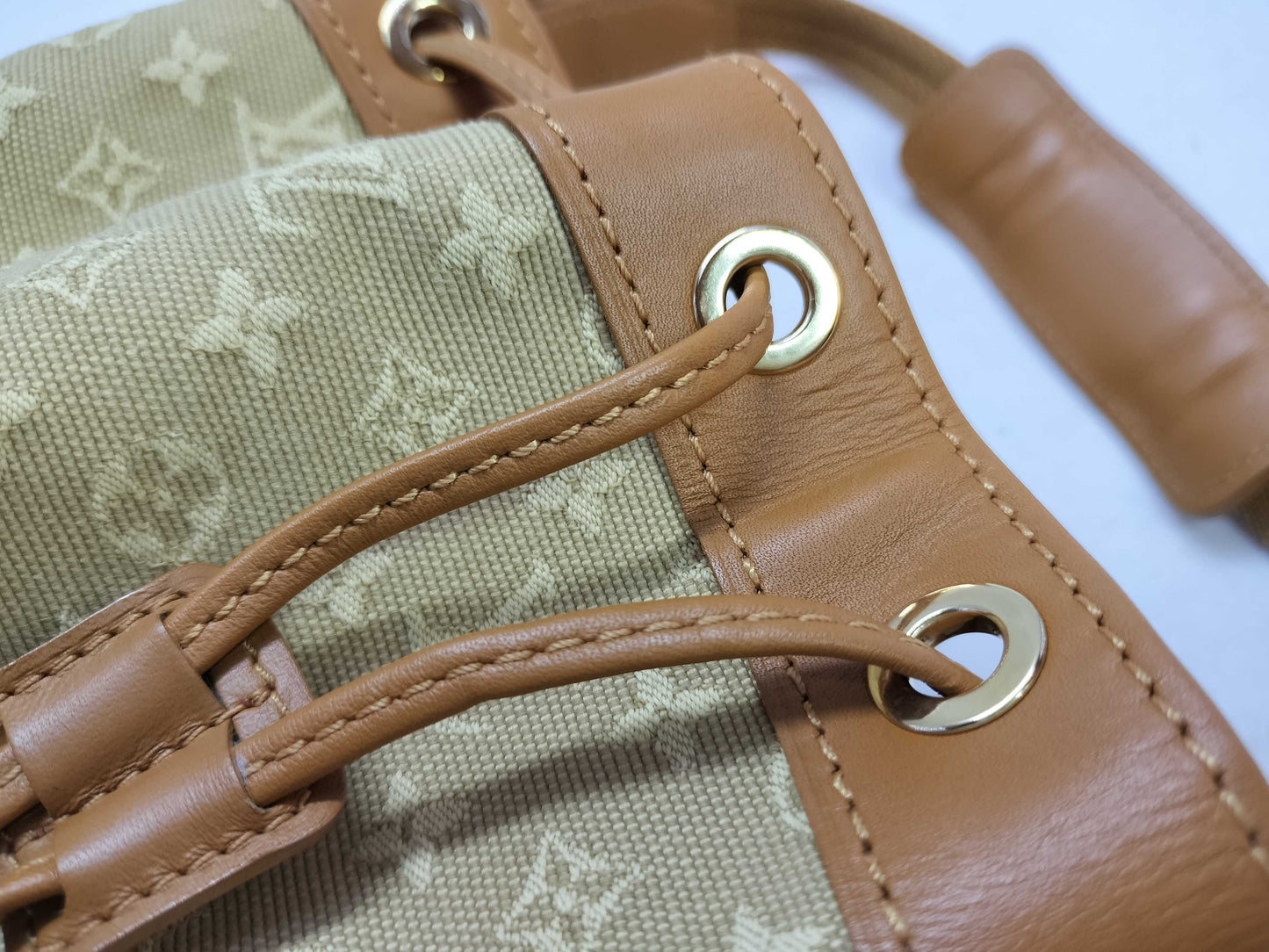 LOUIS VUITTON Monogram Mini-Lan Louis Vuitton Mini-Lan Noelie Shoulder Bag