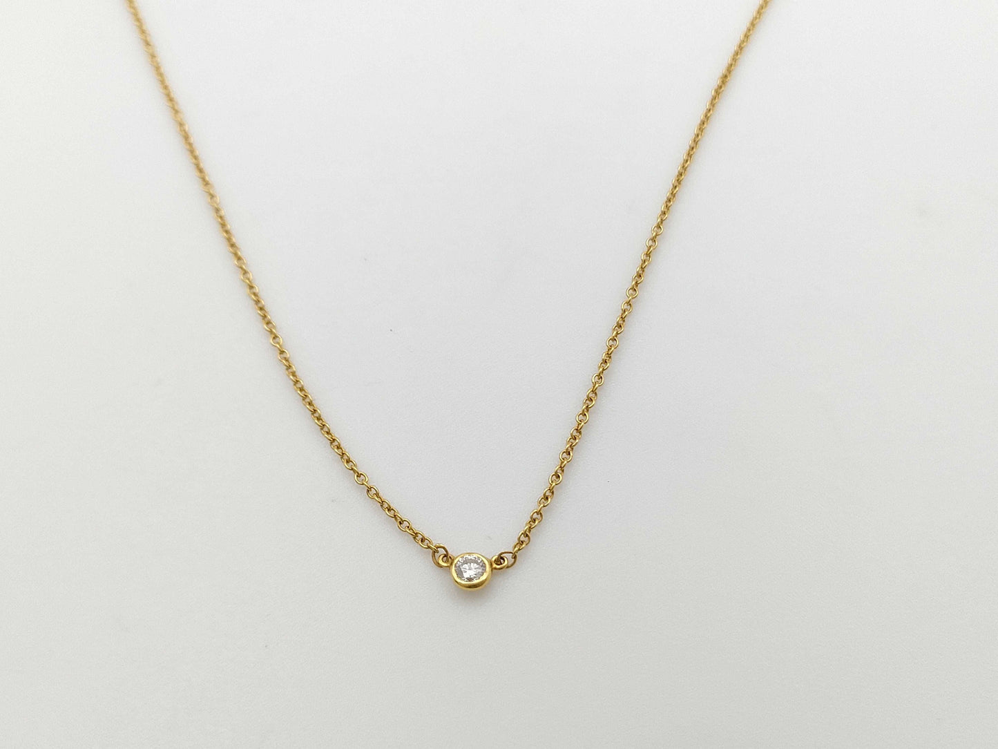 Tiffany & Co. By the Yard 1PD 18K 1.8g Necklace