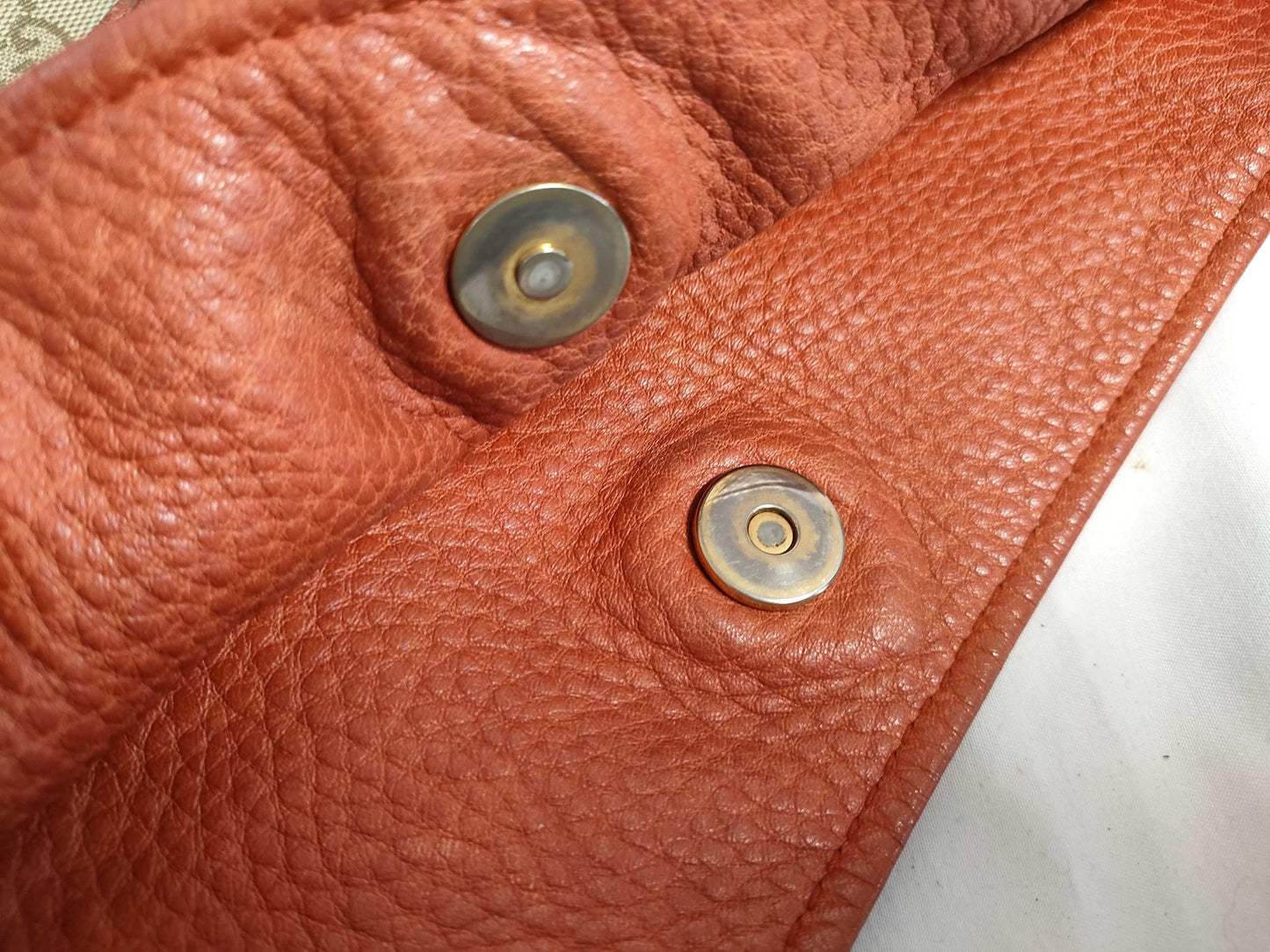 GUCCI GG Canvas Bamboo Leather Tote Bag