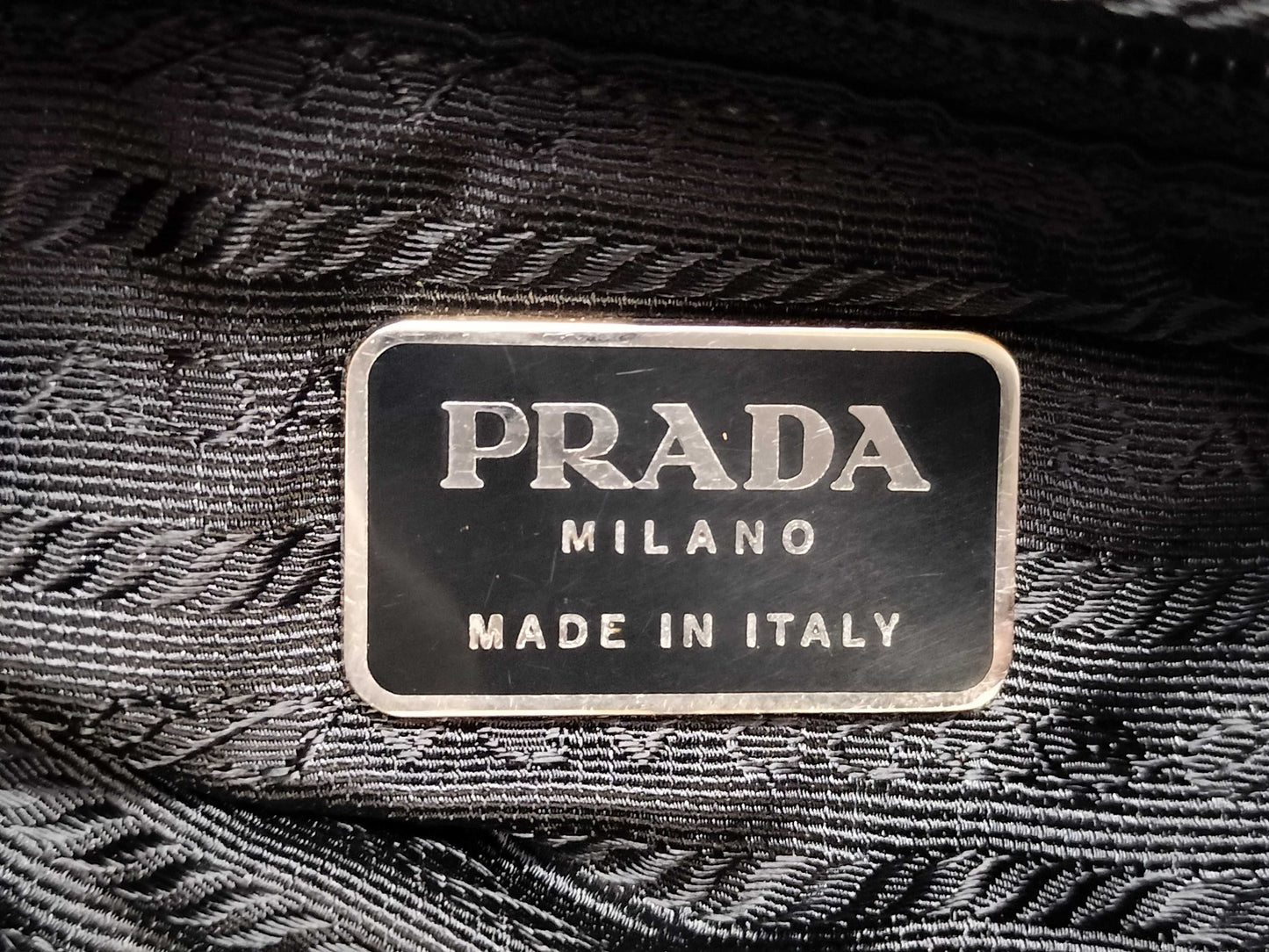 PRADA nylon tote bag
