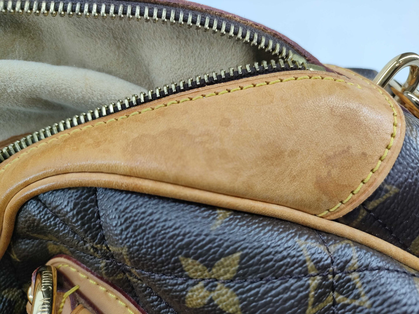 LOUIS VUITTON RFID verification failed AR4058 Monogram LOUIS VUITTON Bowling Handbag M41434 AR4058 Handbag