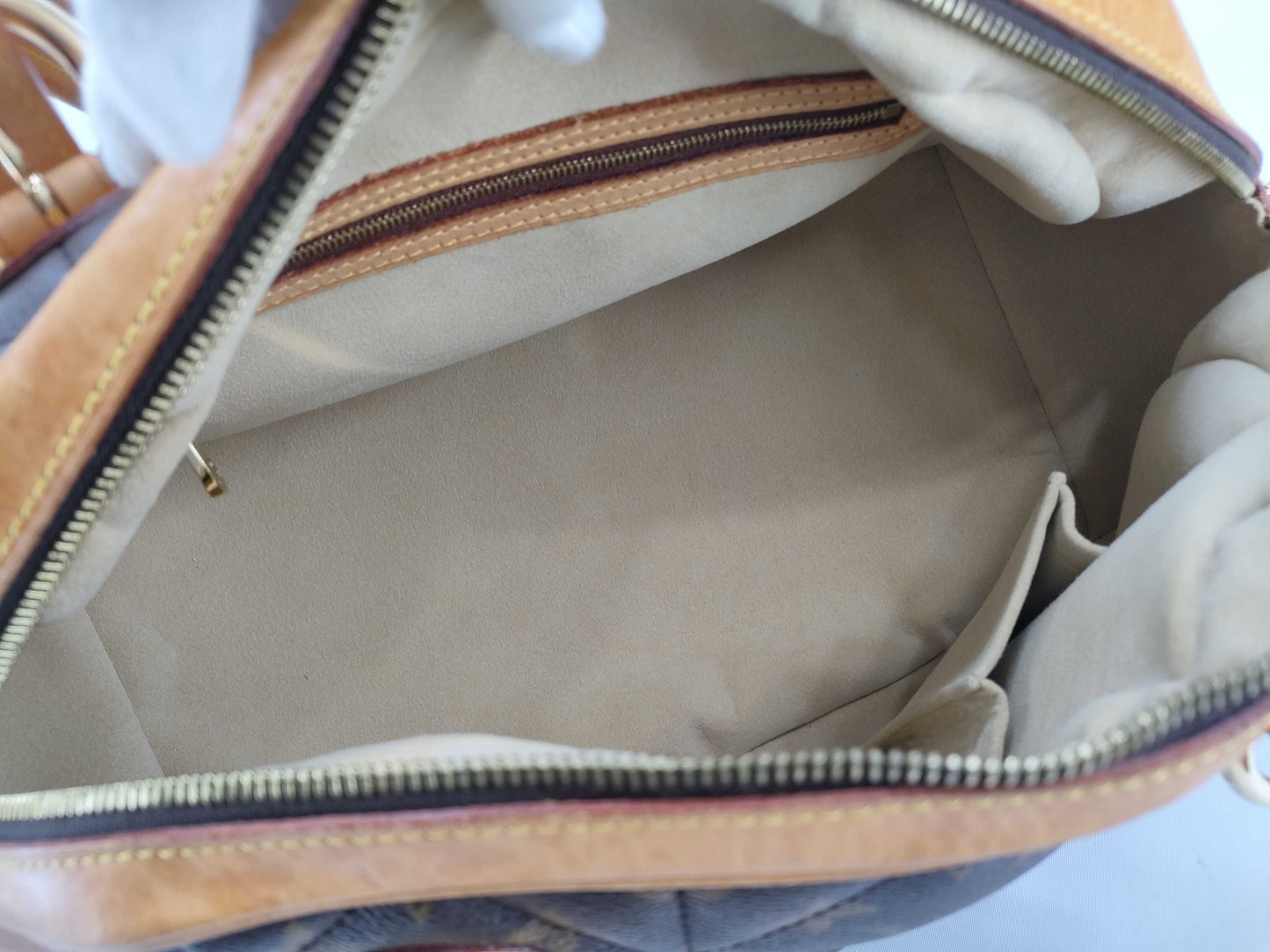 LOUIS VUITTON RFID verification failed AR4058 Monogram LOUIS VUITTON Bowling Handbag M41434 AR4058 Handbag