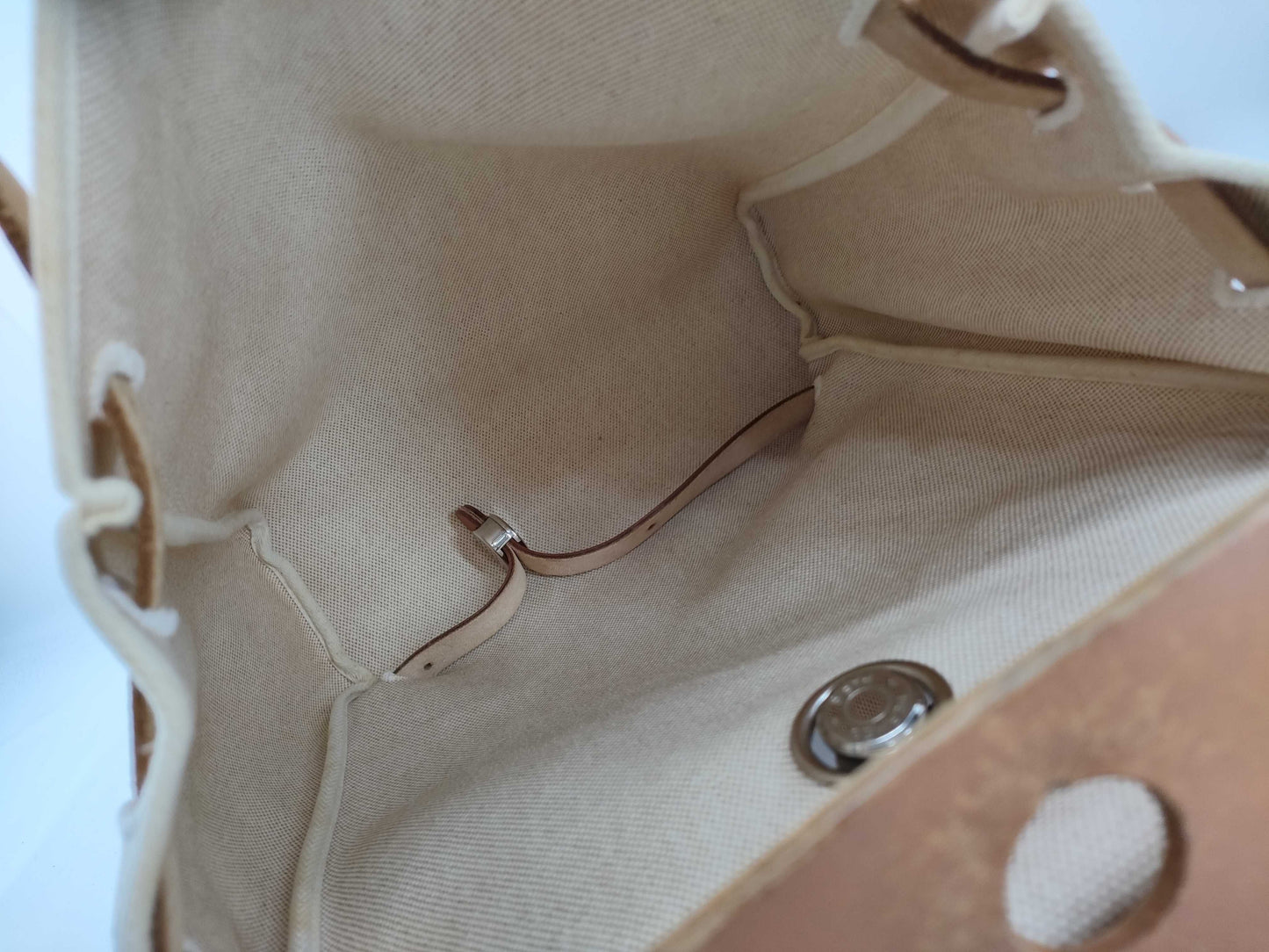 HERMES Airbag Backpack with D Stamp