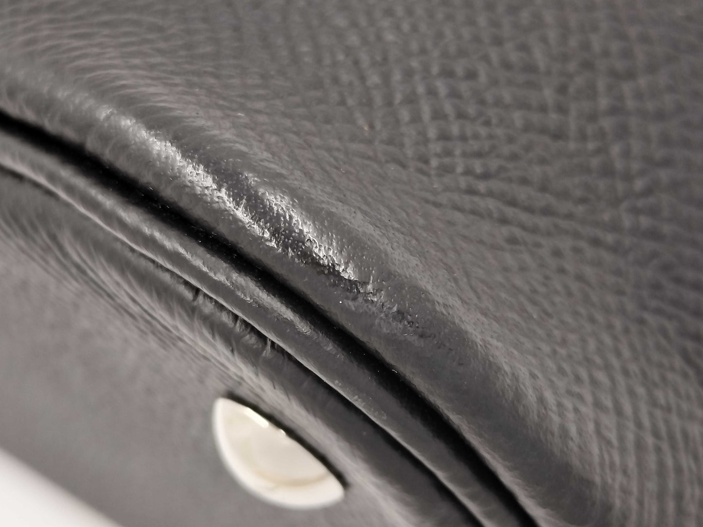 HERMES Bolide 27 Handbag, Black, Epsom Leather, Y Stamp