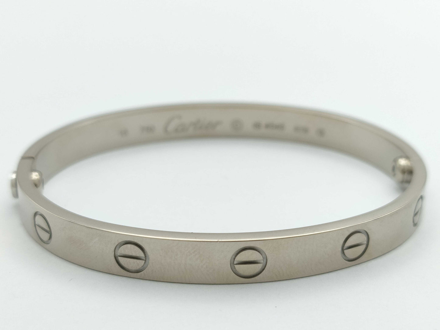 Cartier Old Model Love Bracelet #16 WG 750 30.6g Bracelet/Bangle