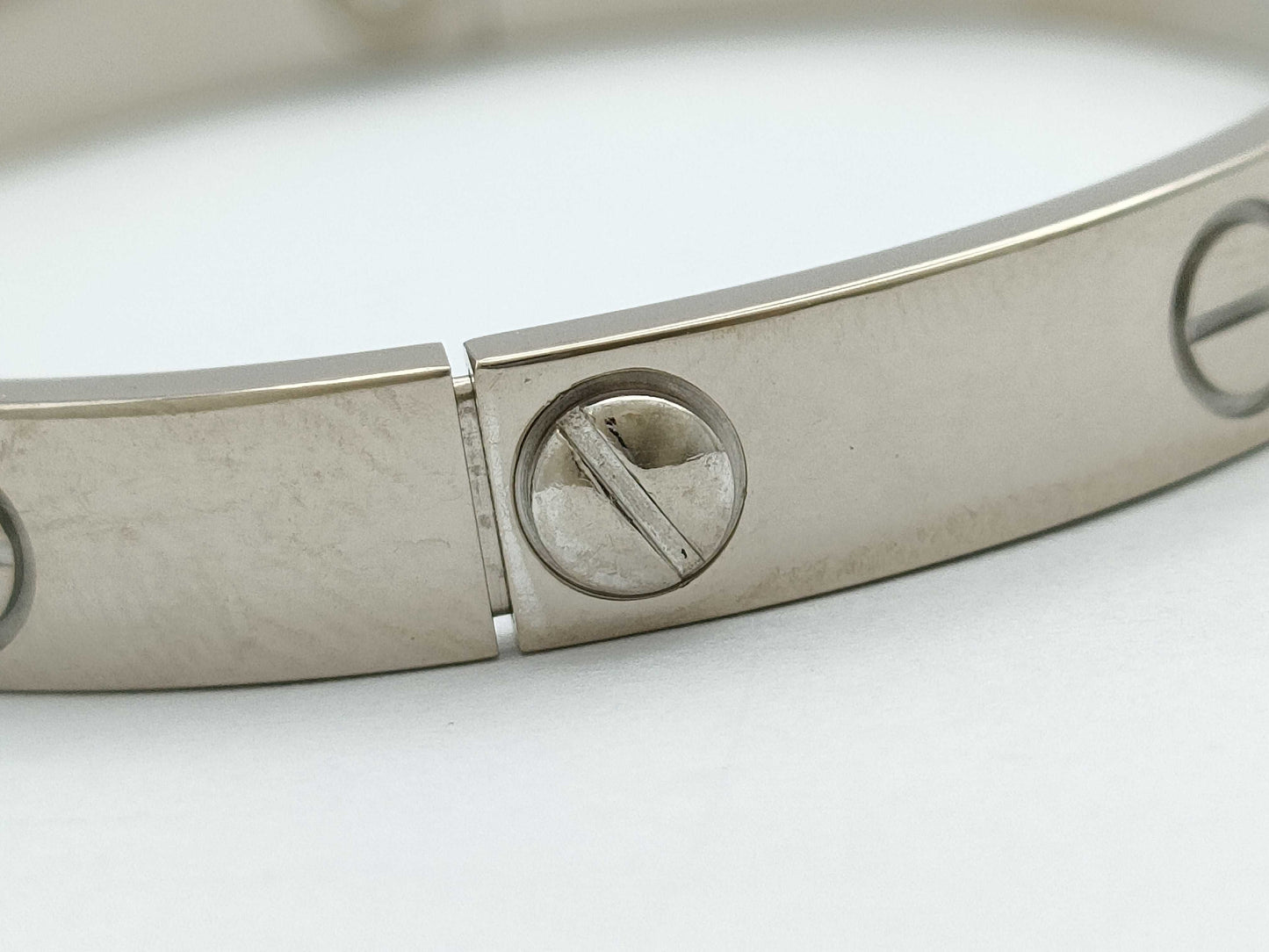 Cartier Old Model Love Bracelet #16 WG 750 30.6g Bracelet/Bangle
