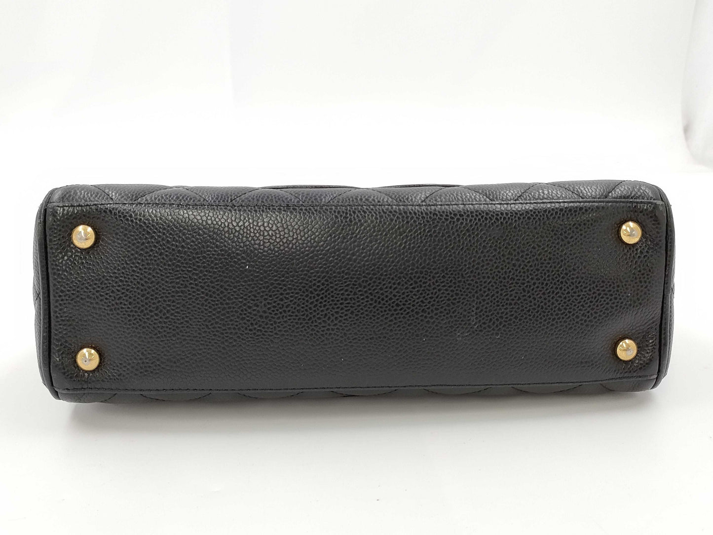 CHANEL CHANEL Matelasse Handbag A20996 Black Caviar Skin Handbag