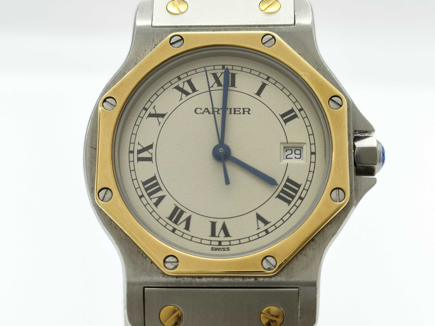Cartier Santos Octagon LM 23516 187902 Quartz Women's Watch