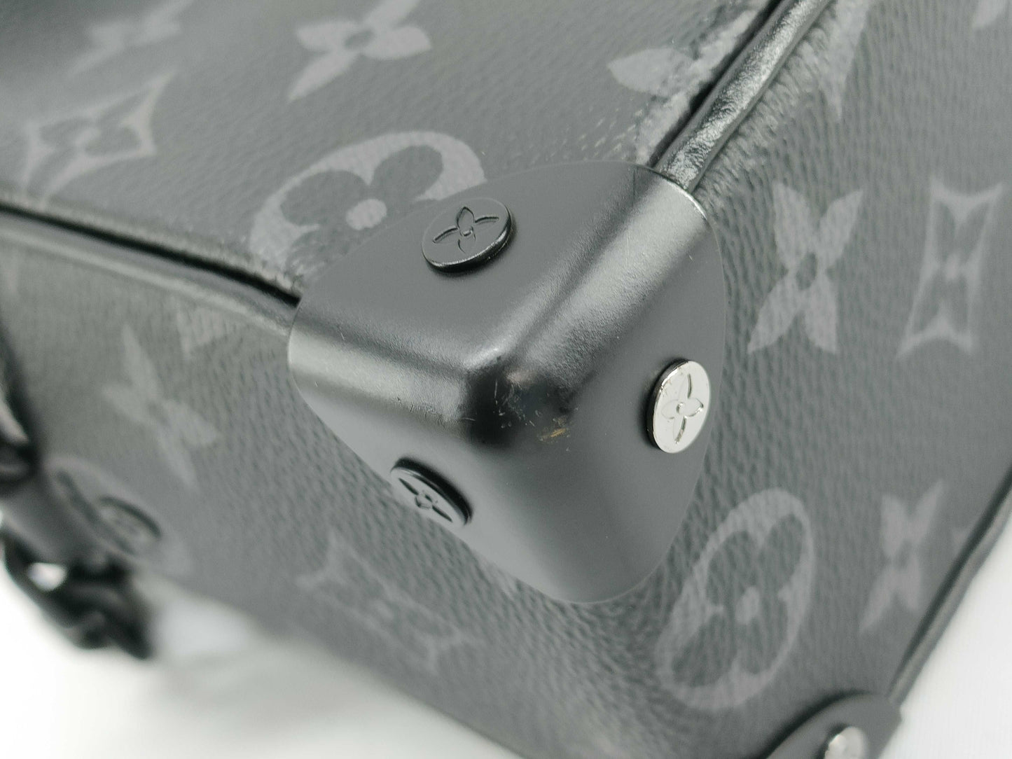 LOUIS VUITTON RFID Verified, Serial Number Unverifiable LOUIS VUITTON Mini Soft Trunk Shoulder Bag M44735 RFID Verified Shoulder Bag