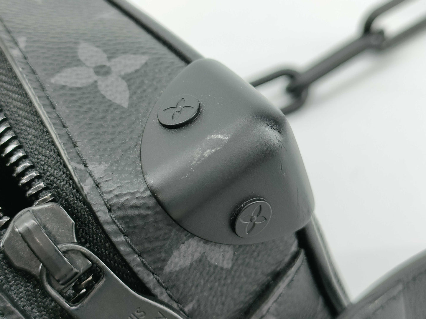 LOUIS VUITTON RFID Verified, Serial Number Unverifiable LOUIS VUITTON Mini Soft Trunk Shoulder Bag M44735 RFID Verified Shoulder Bag