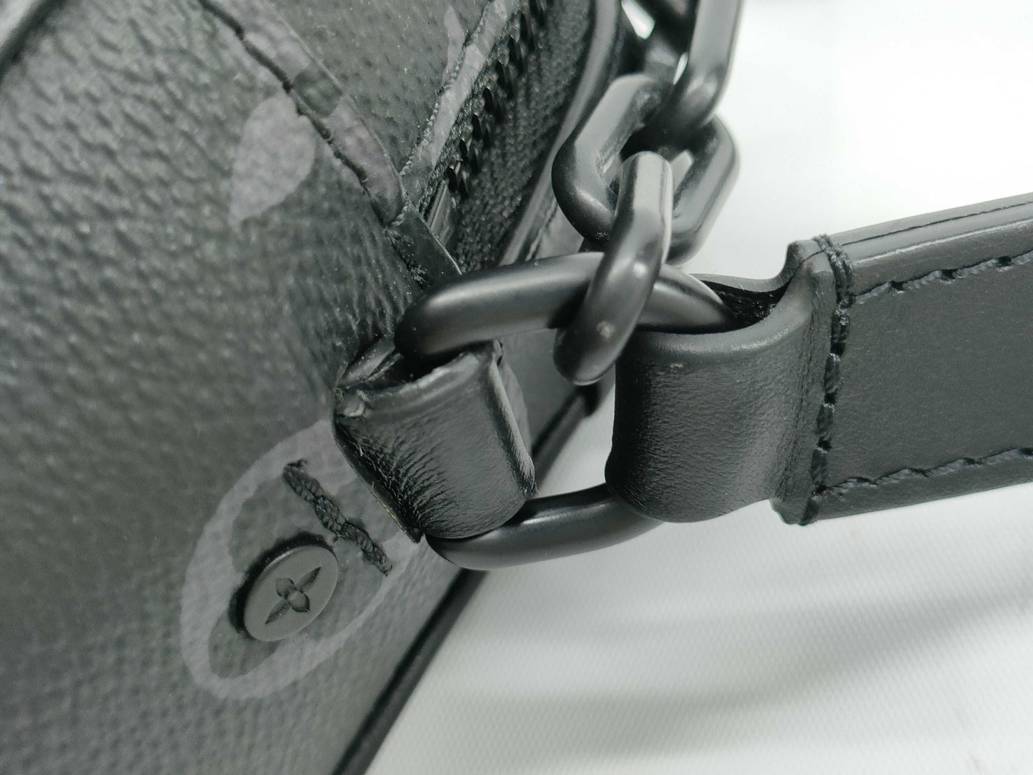 LOUIS VUITTON RFID Verified, Serial Number Unverifiable LOUIS VUITTON Mini Soft Trunk Shoulder Bag M44735 RFID Verified Shoulder Bag