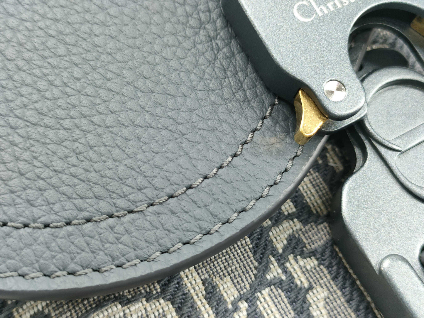 Dior DIOR Christian Dior Saddle Flap Messenger Bag Mini Shoulder Bag 2ADCA435YKS Oblique Jacquard and Grained Calfskin Shoulder Bag