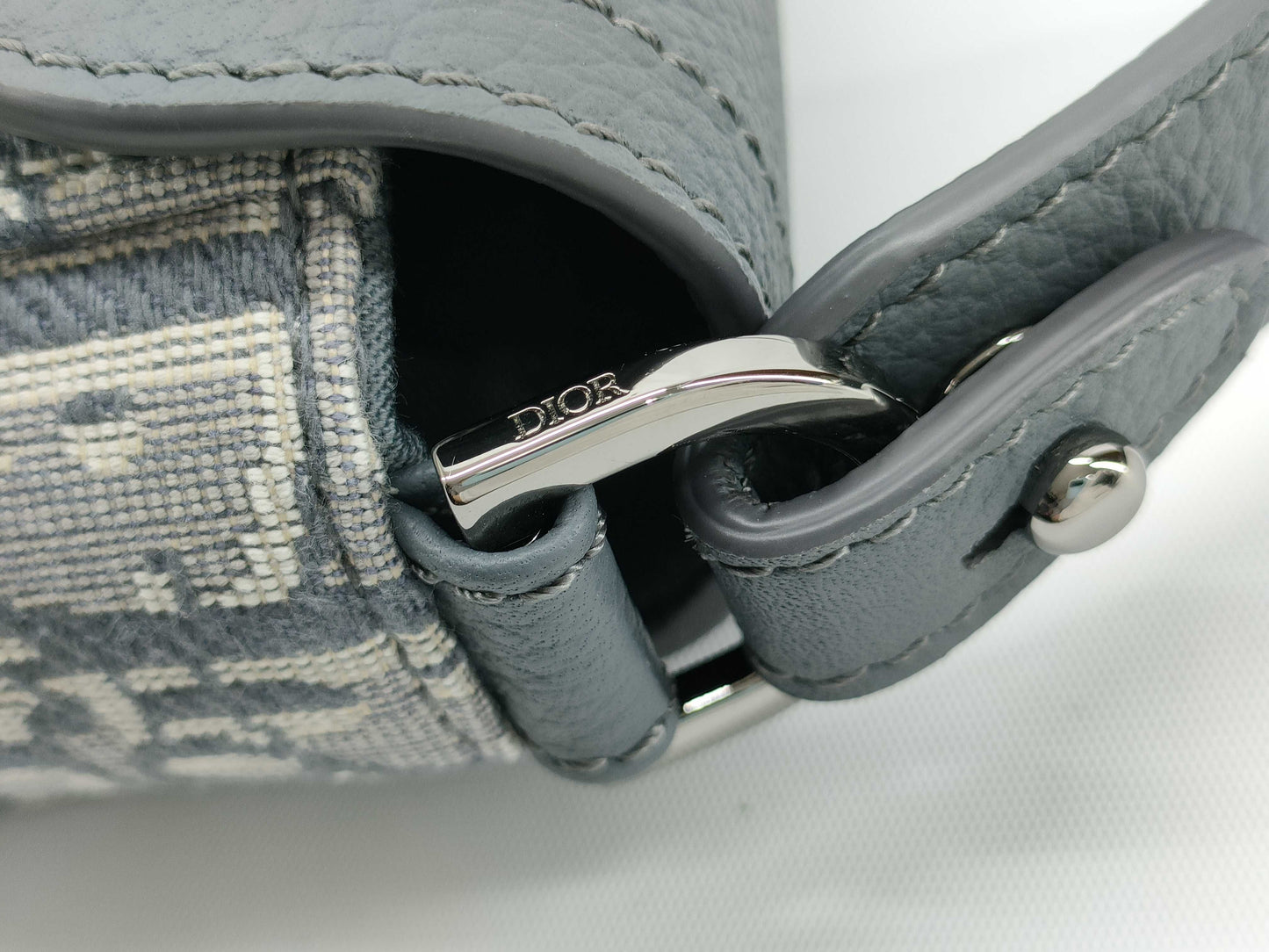 Dior DIOR Christian Dior Saddle Flap Messenger Bag Mini Shoulder Bag 2ADCA435YKS Oblique Jacquard and Grained Calfskin Shoulder Bag