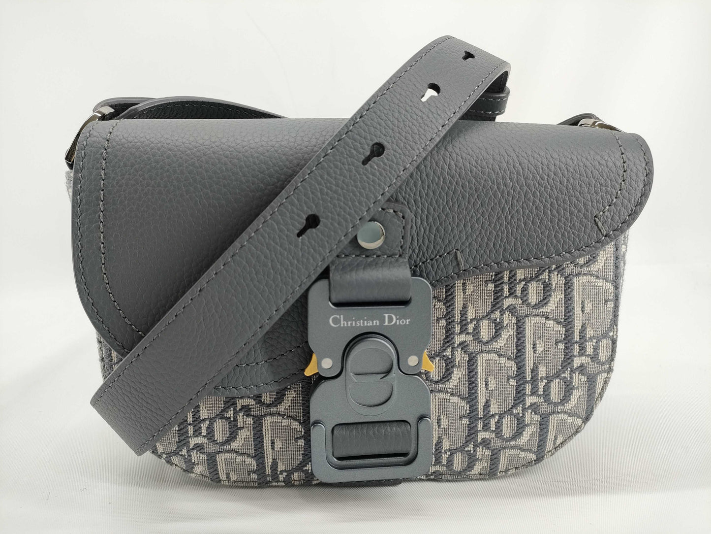 Dior DIOR Christian Dior Saddle Flap Messenger Bag Mini Shoulder Bag 2ADCA435YKS Oblique Jacquard and Grained Calfskin Shoulder Bag
