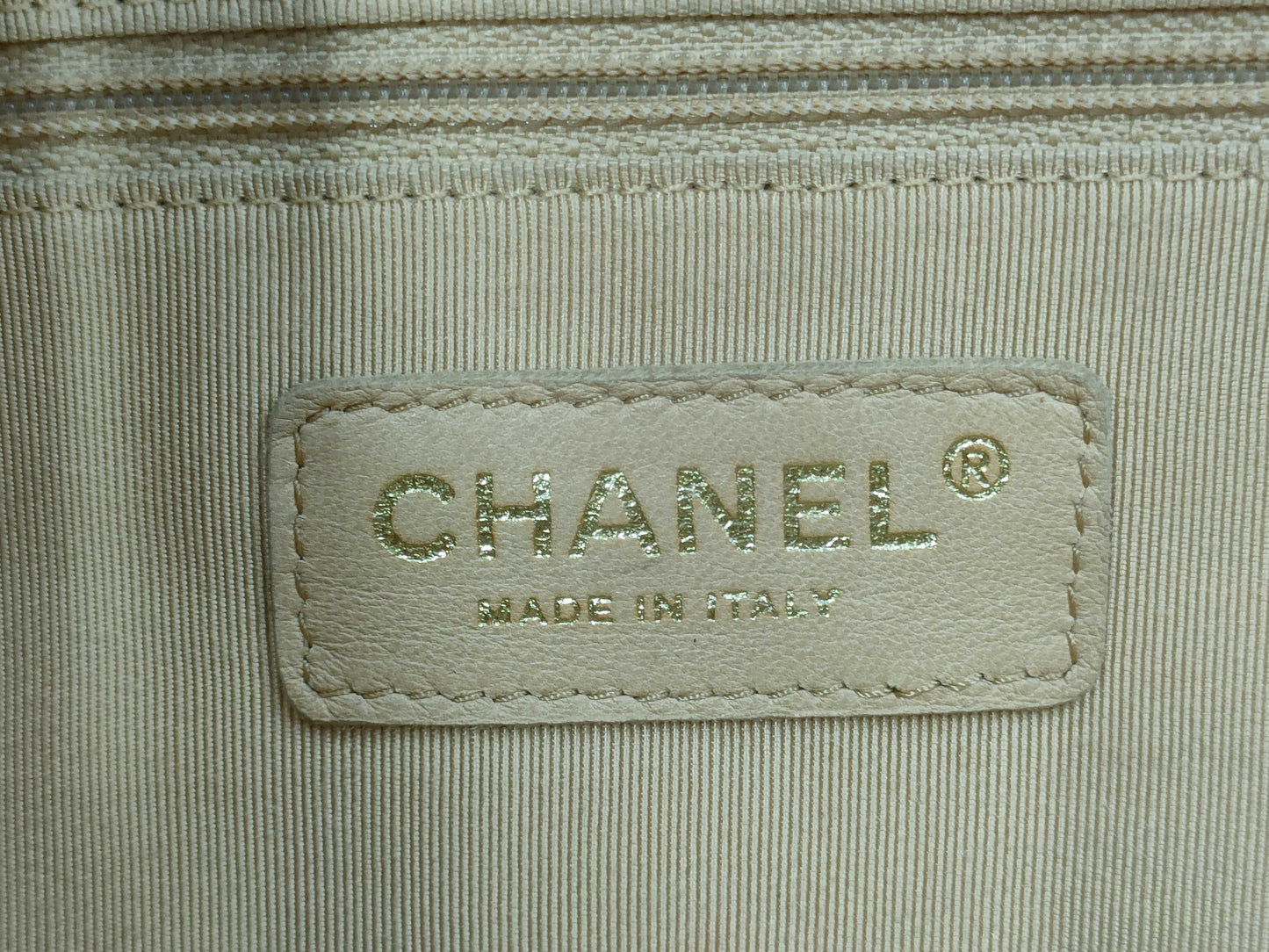 CHANEL CHANEL Matelasse Handbag A20997 Caviar Skin Beige 9 Series Handbag
