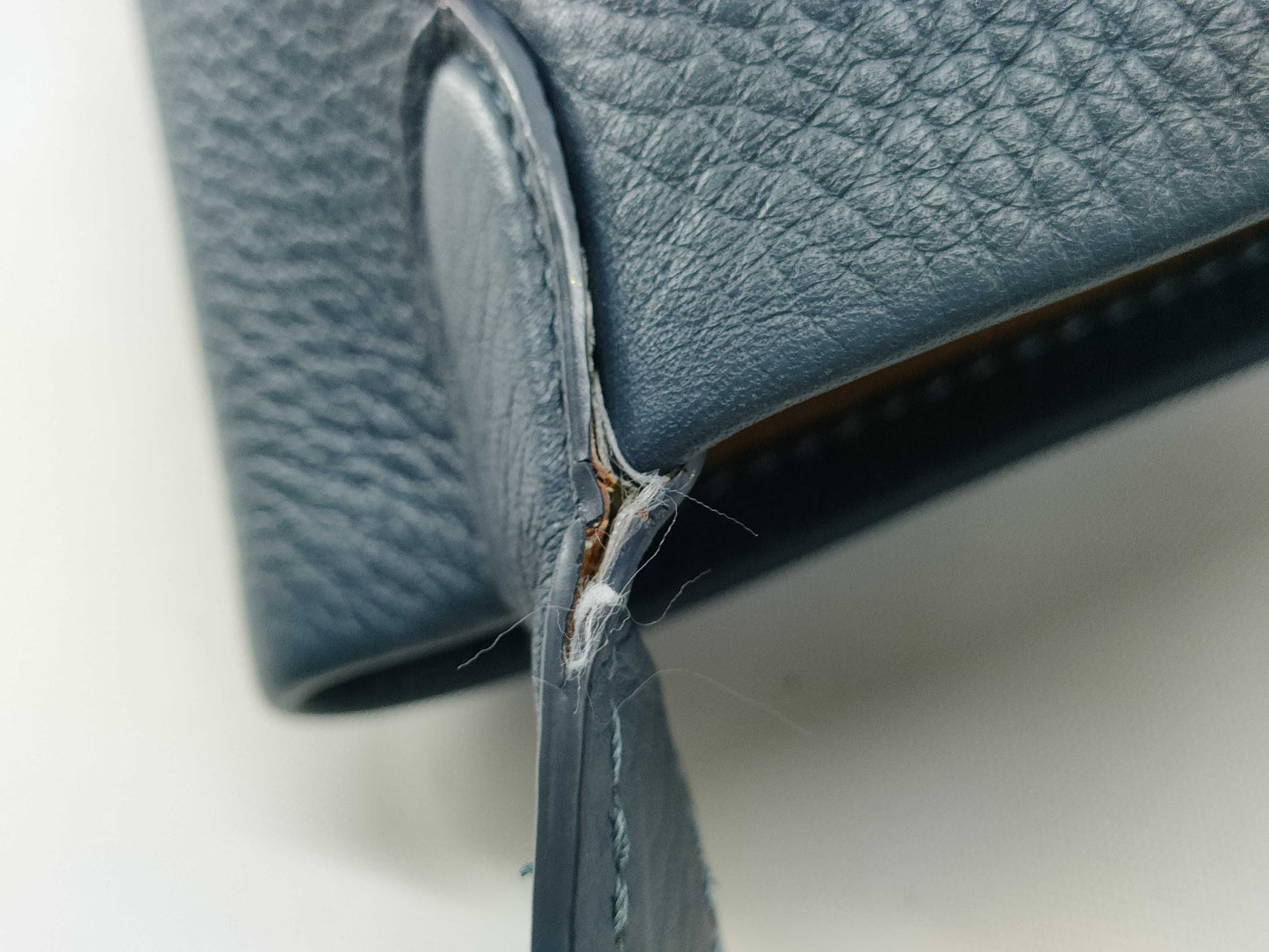 THE ROW Medium N S Park Tote Tote Bag Leather Blue Shoulder Bag