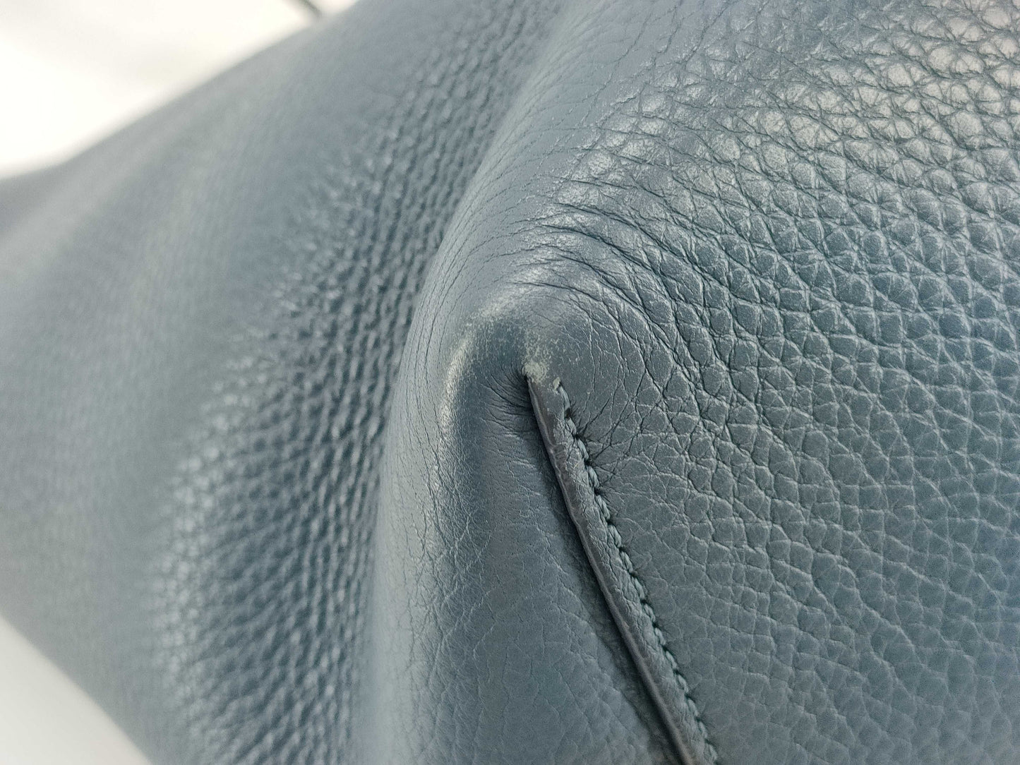 THE ROW Medium N S Park Tote Tote Bag Leather Blue Shoulder Bag