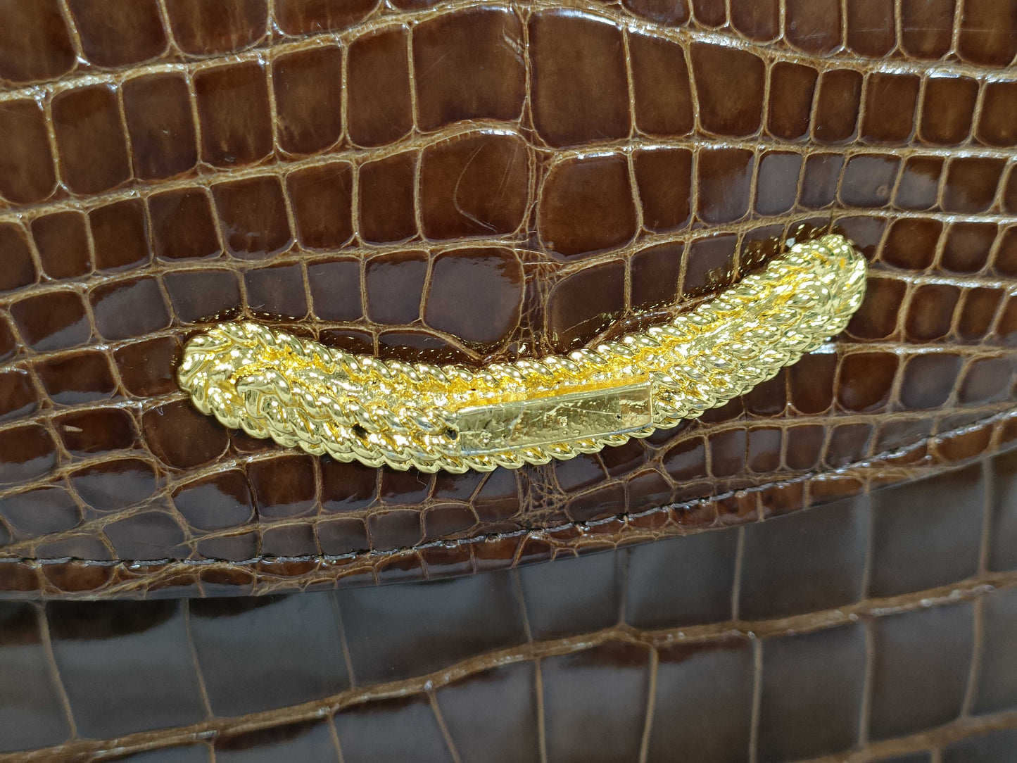 Crocodile bag handbag