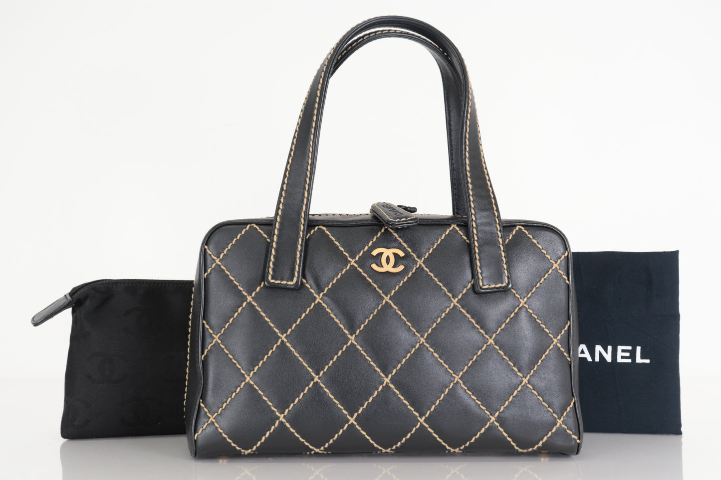 CHANEL Wild Stitch Handbag Handbag