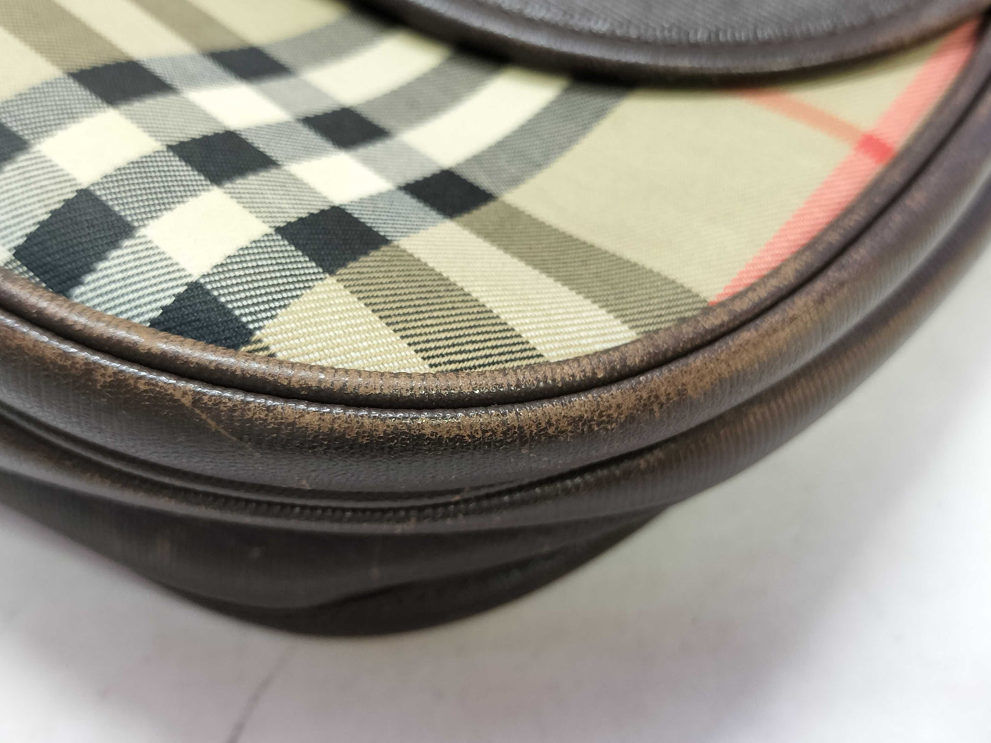BURBERRY Checked Shoulder Bag
