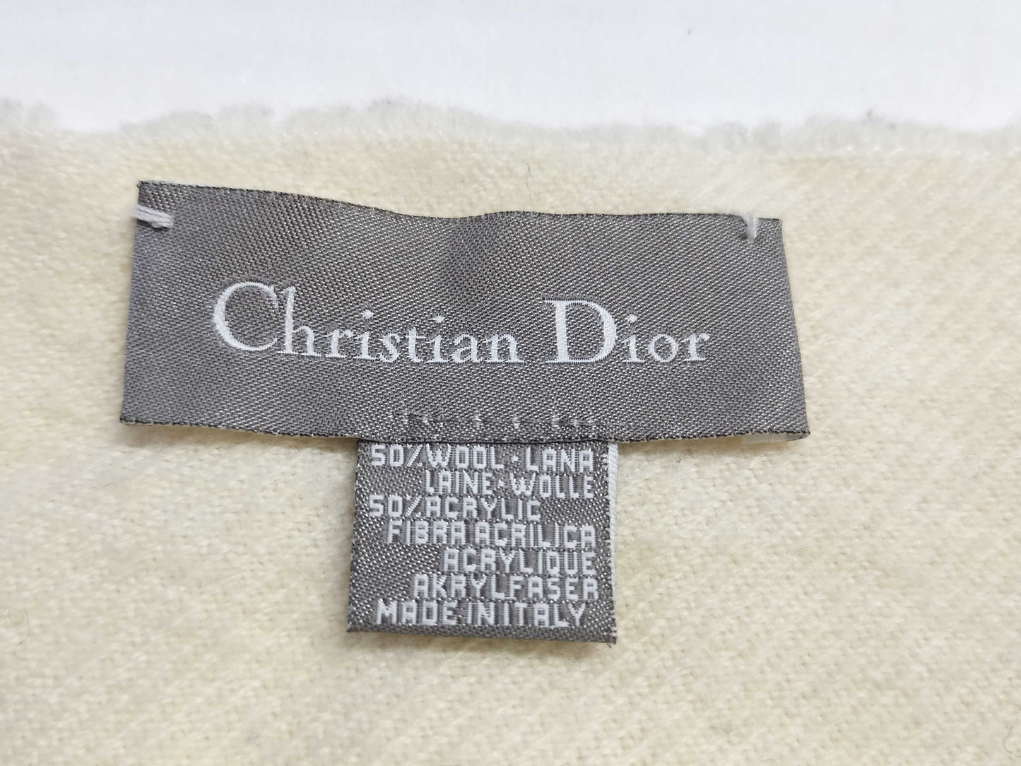 Dior logo scarf