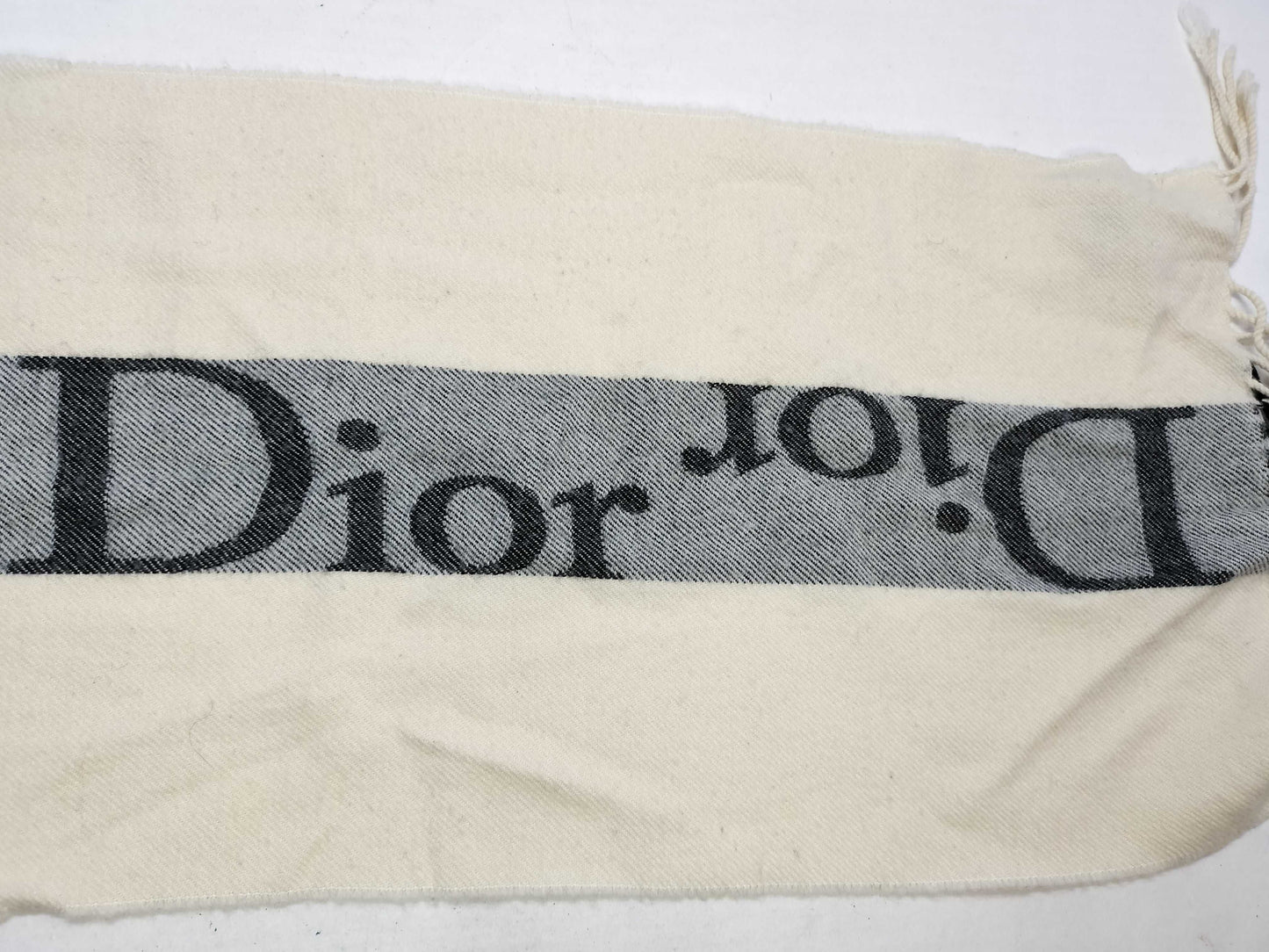 Dior logo scarf