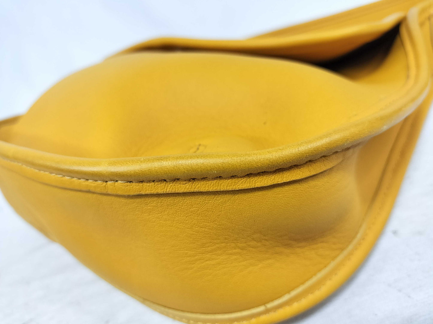 COACH Ergo Leather Yellow Shoulder Bag 9034 Shoulder Bag