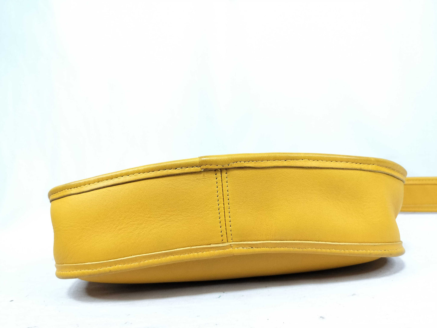 COACH Ergo Leather Yellow Shoulder Bag 9034 Shoulder Bag