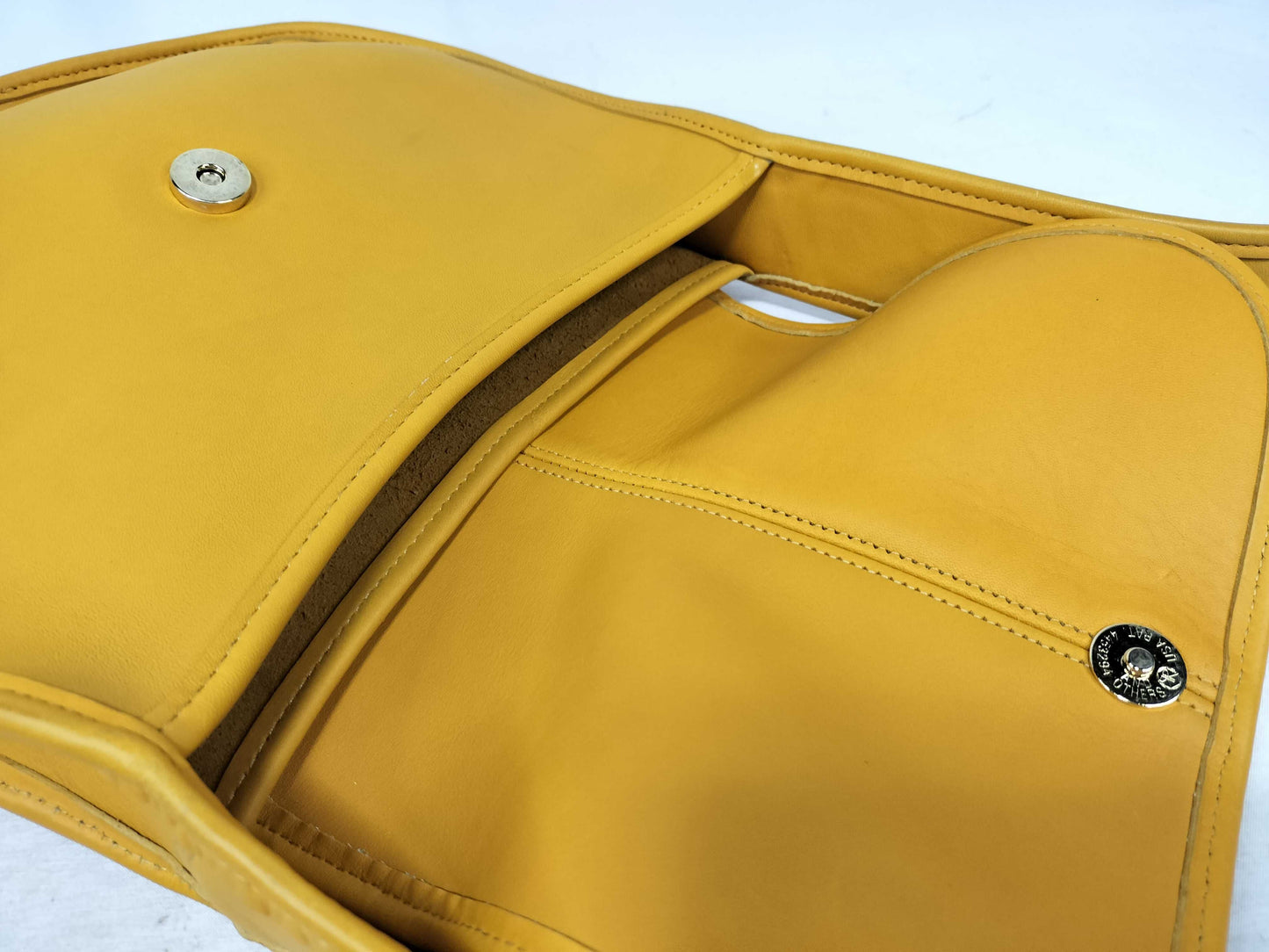 COACH Ergo Leather Yellow Shoulder Bag 9034 Shoulder Bag