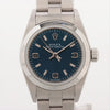 ROLEX Oyster Perpetual 76080 A892619 Blue Dial Men's Watch