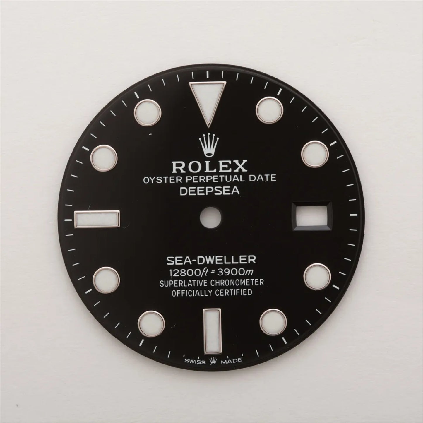 ROLEX Black Dial Men's Watch