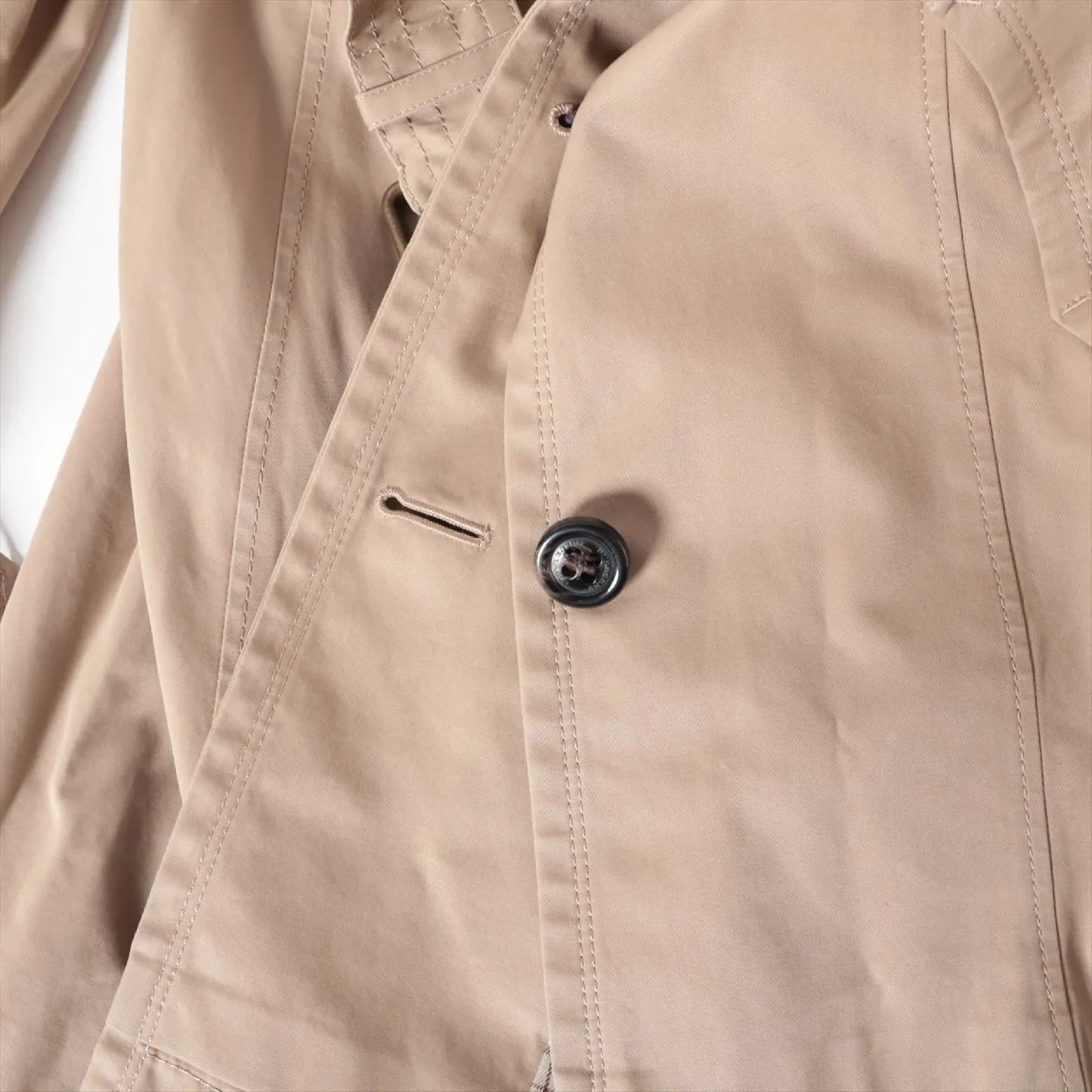 BURBERRY Blue Label Cotton Trench Coat, Size 38