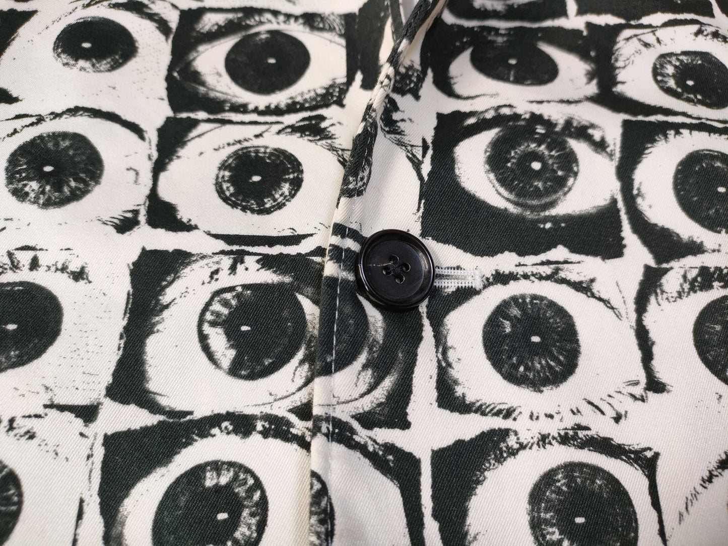 Supreme COMME GARCONS SHIRTS 17SS Eye Pattern Jacket, Size L, Unused, Stored