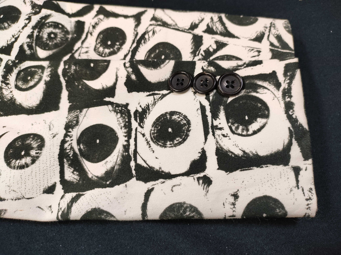 Supreme COMME GARCONS SHIRTS 17SS Eye Pattern Jacket, Size L, Unused, Stored