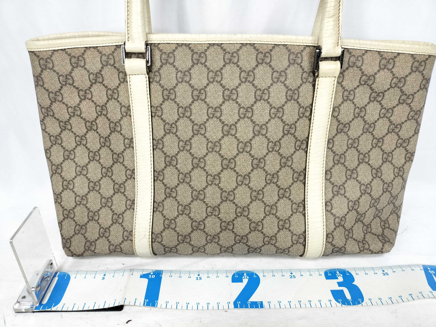 GUCCI GG Supreme GUCCI GG pattern handbag PVC tote bag