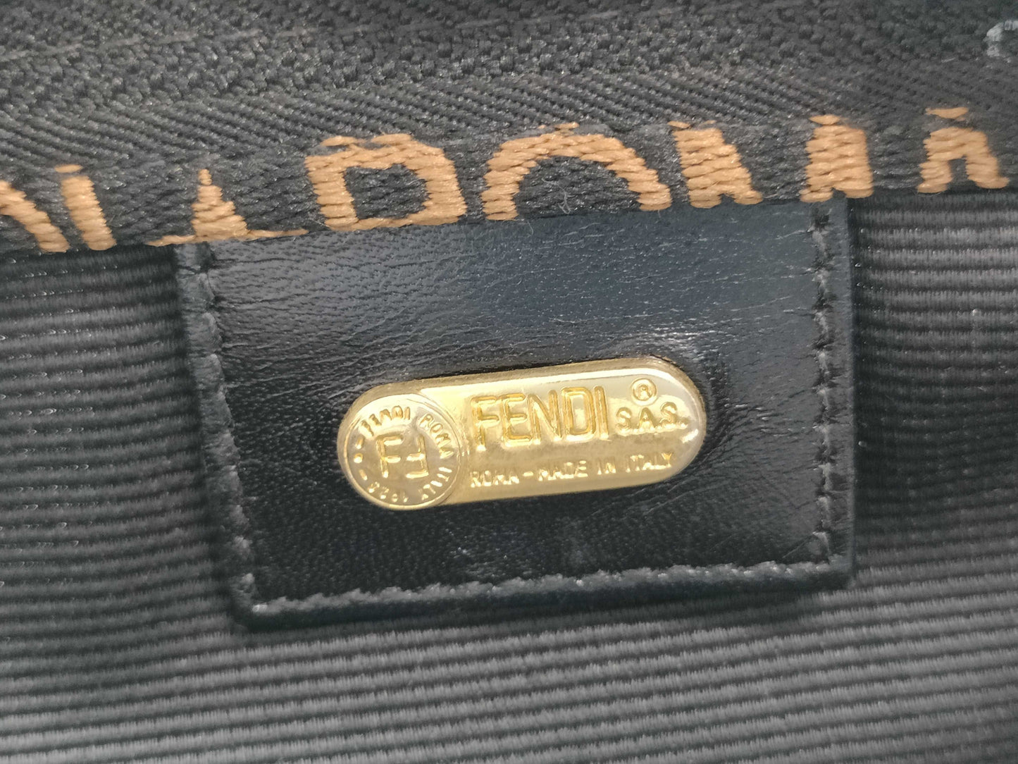 FENDI Zucca pattern Fendi handbag nylon tote bag