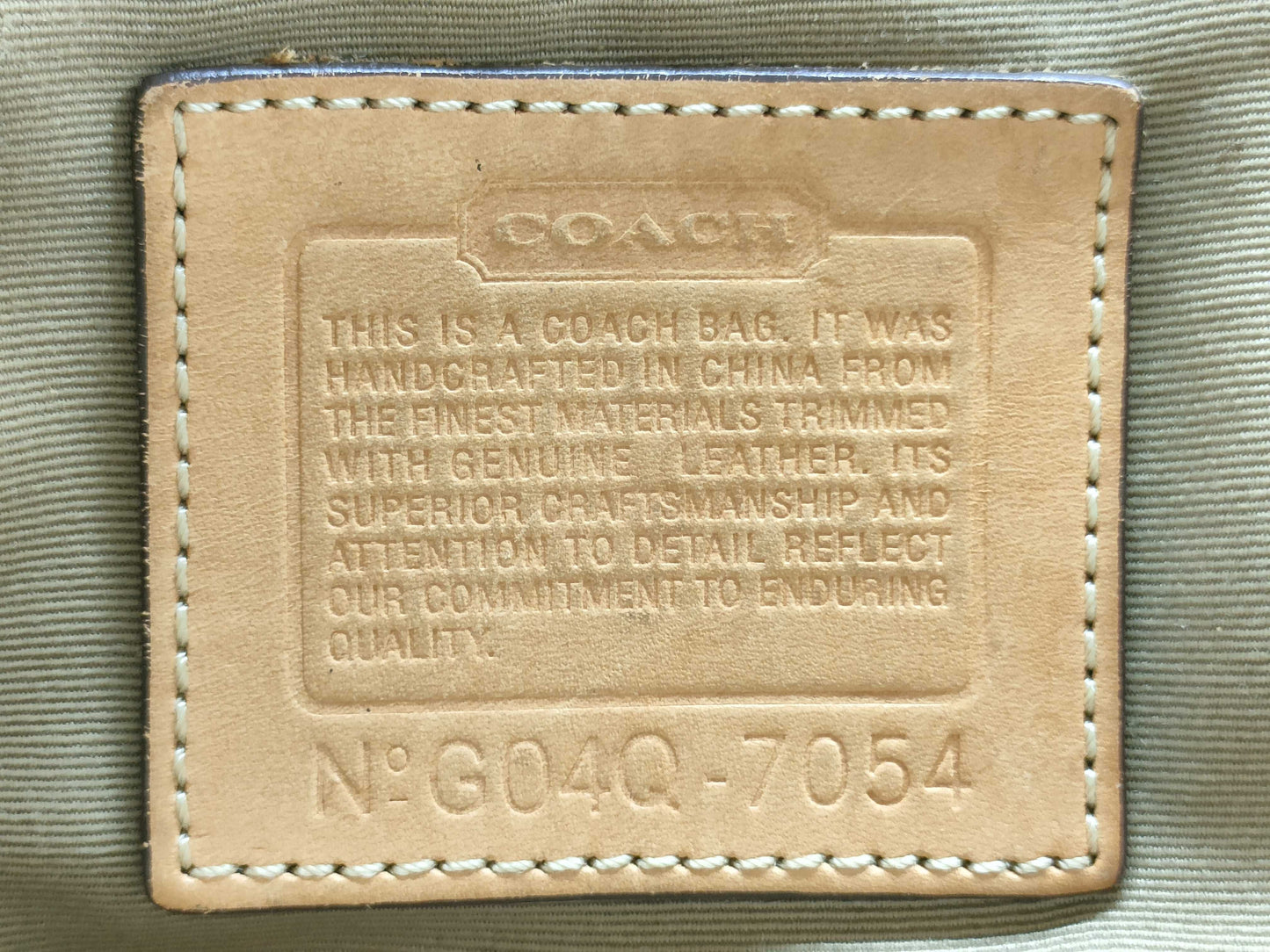 COACH Signature Coach Handbag Handbag