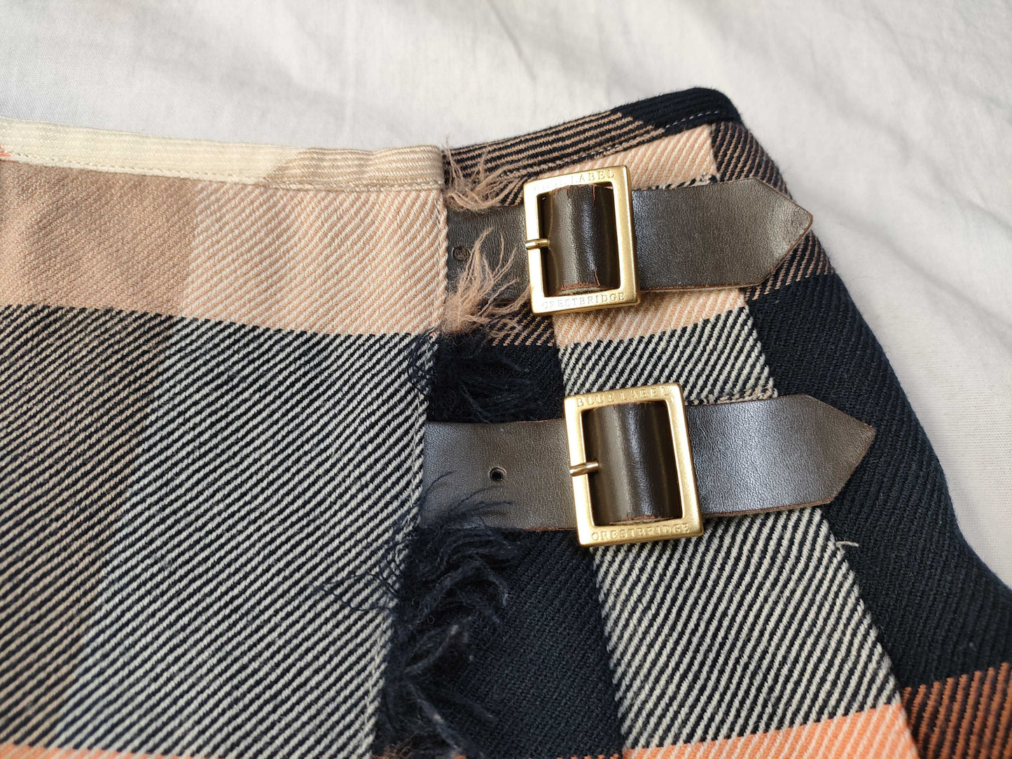 BURBERRY Checkered Skirt