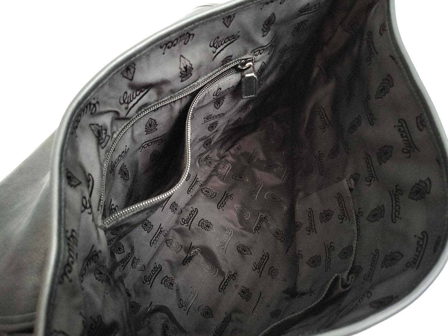 GUCCI Guccissima Leather Shoulder Bag with GG Pattern and Logo, 223665