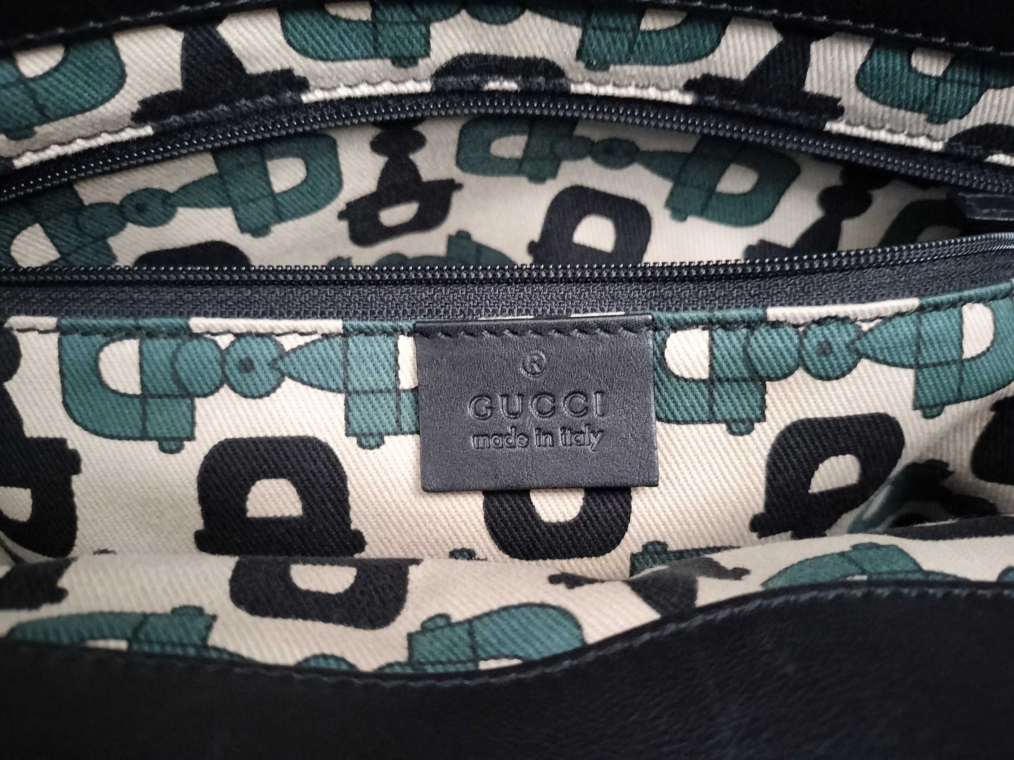 GUCCI Guccissima Leather Abby GG Pattern Handbag Tote Bag 189831
