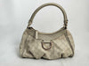 GUCCI Guccissima Leather Abby GG Pattern Handbag 190525
