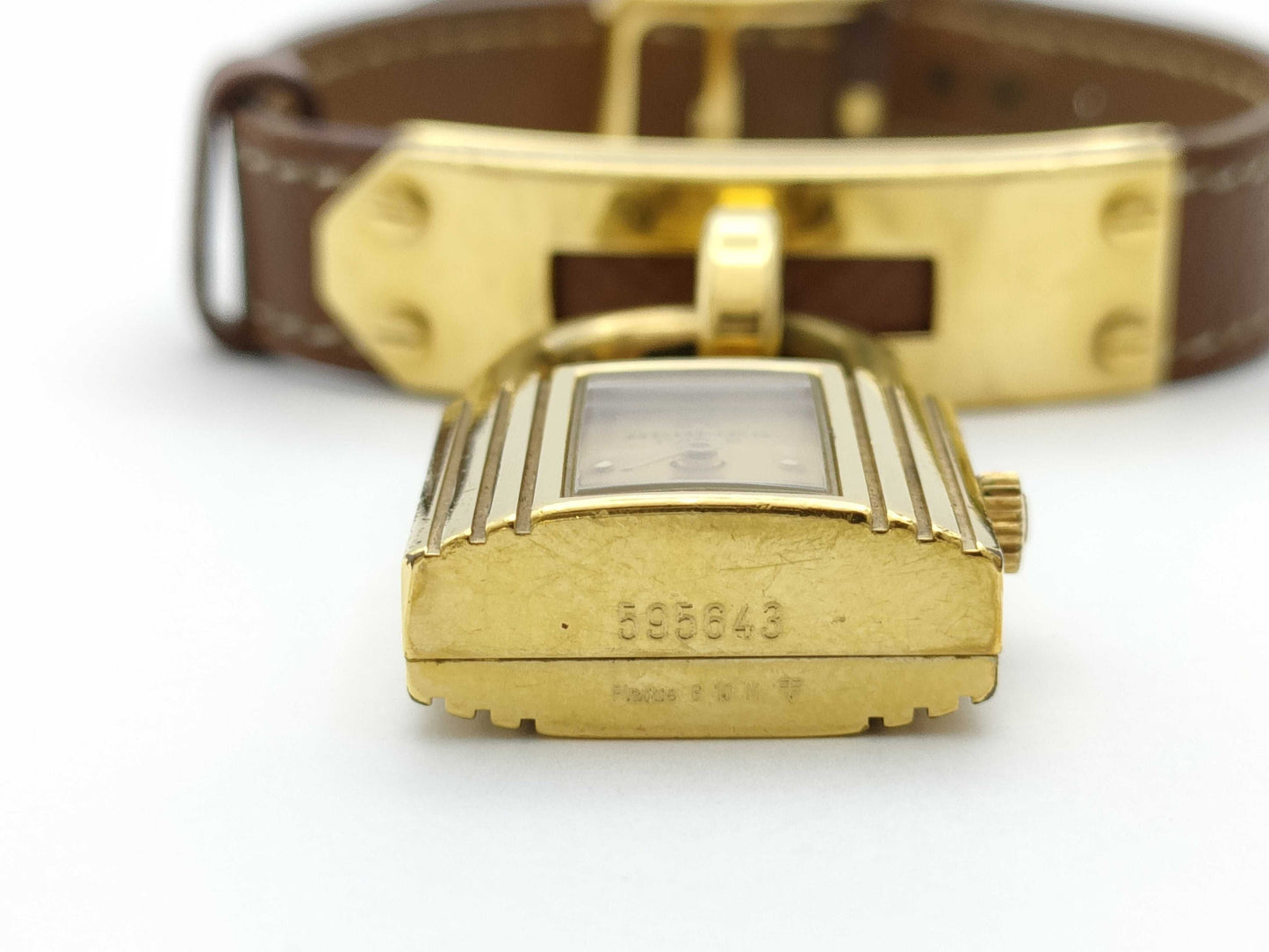 HERMES Kelly Watch 595643 Quartz Women's Watch with W Stamp