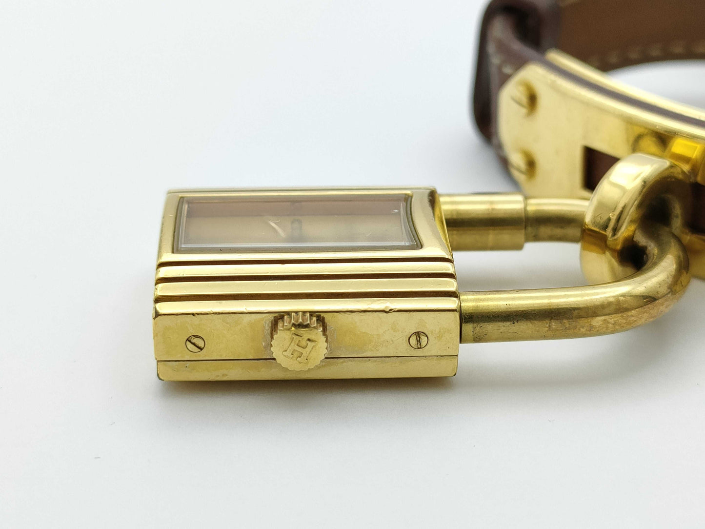 HERMES Kelly Watch 595643 Quartz Women's Watch with W Stamp