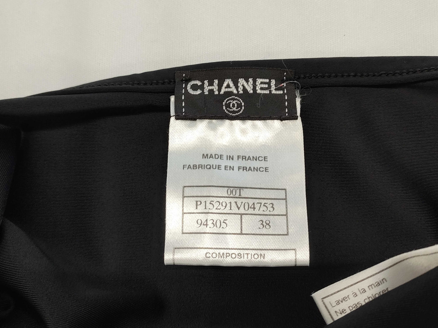CHANEL CHANEL One-Piece Dress P15291V04753 00T #38 Navy x Pink Swimsuit